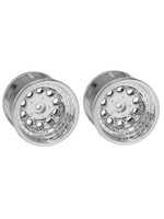 RPM RPM82063 RPM 2.2 Revolver Wheels, for Traxxas Rustler/Stampede (Front), Chrome