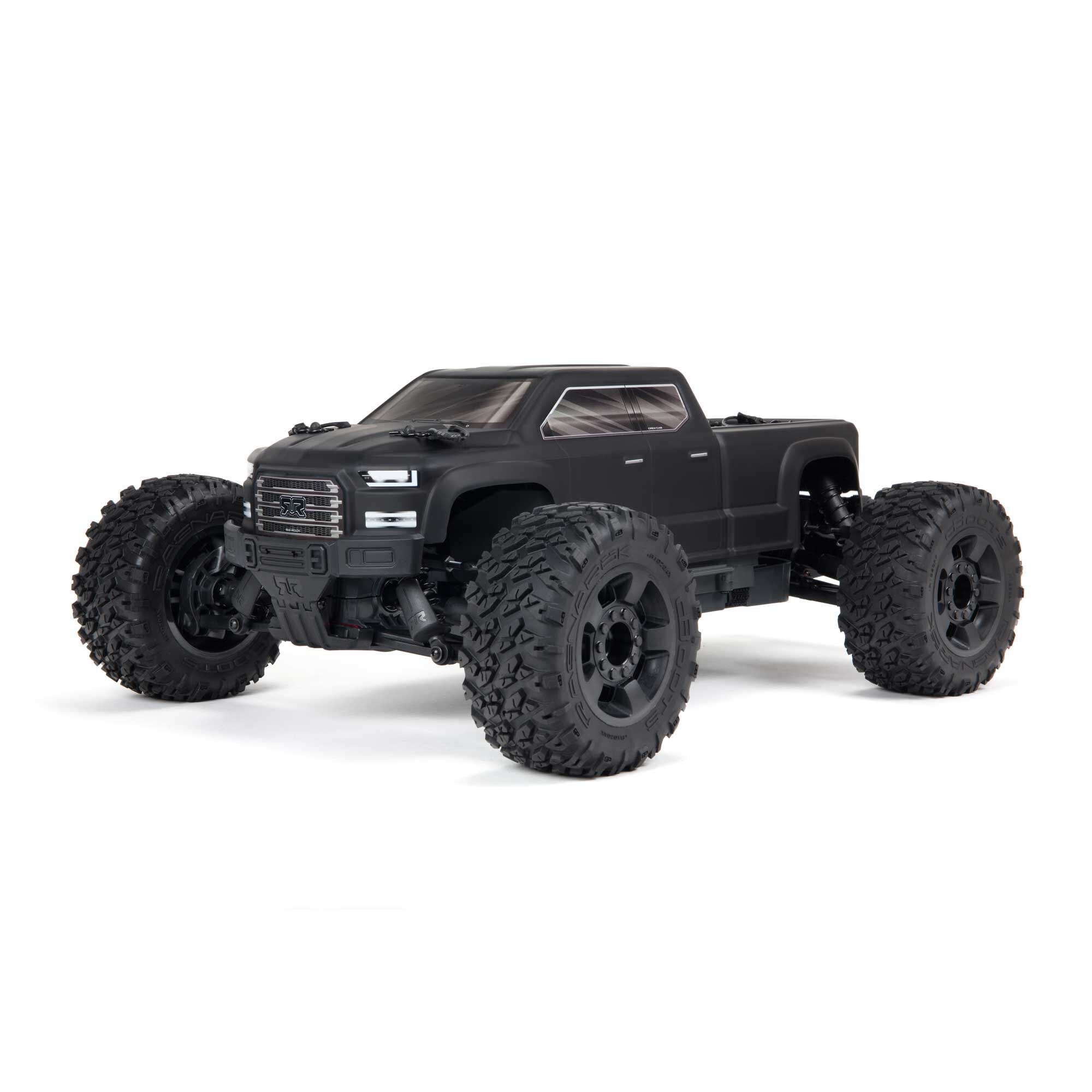 ARA4312V3 Arrma Big Rock 4X4 3S BLX Brushless 1/10th 4WD MT Black - Fast Eddie's RC Hobbies