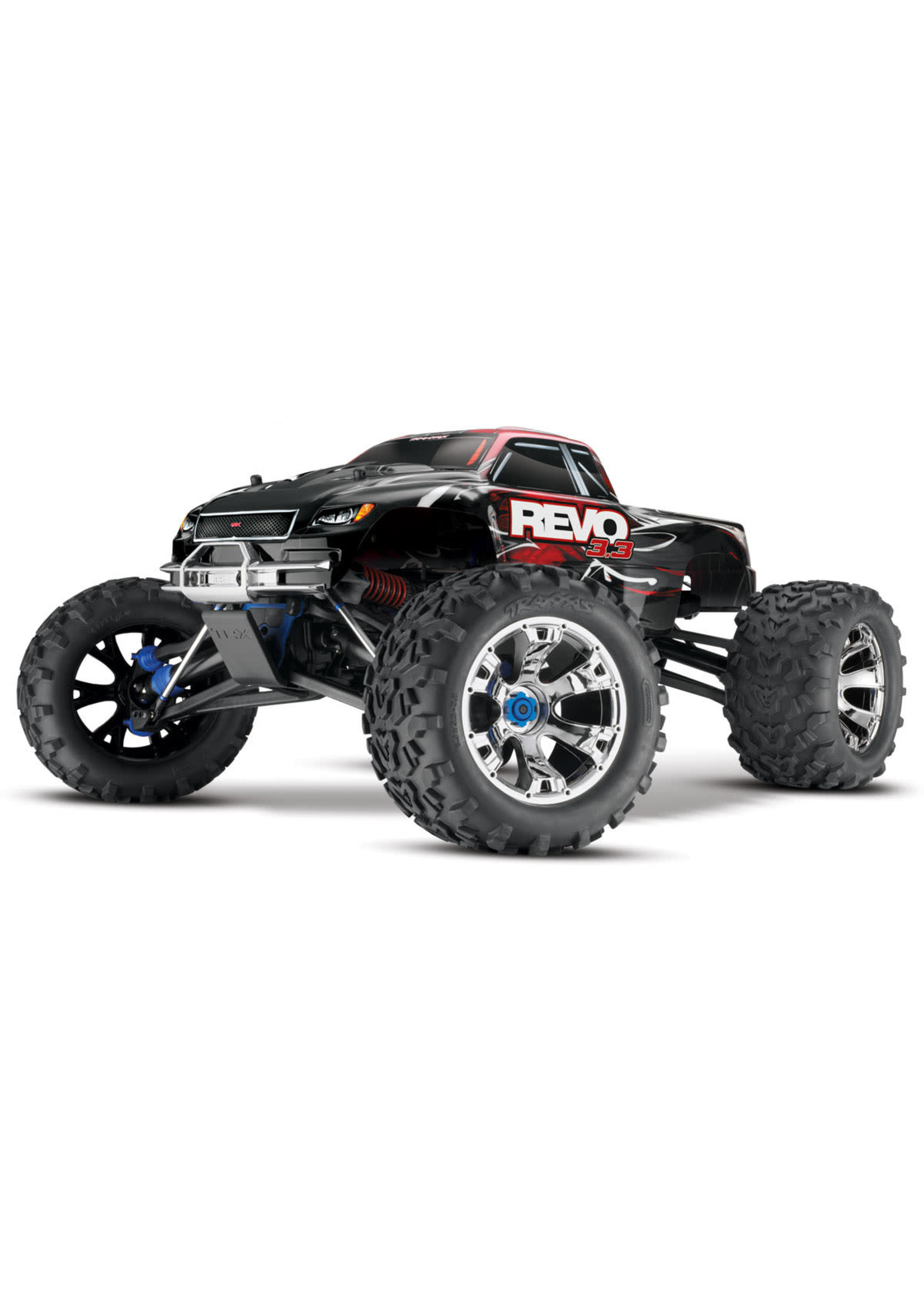 Traxxas TRA53097-3 Traxxas Revo 3.3: 1/10 Scale 4WD Nitro-Powered Monster Truck (with Telemetry Sensors) with TQi 2.4Ghz Radio System, Traxxas Link Wireless Module, And Traxxas Stability Management (TSM)