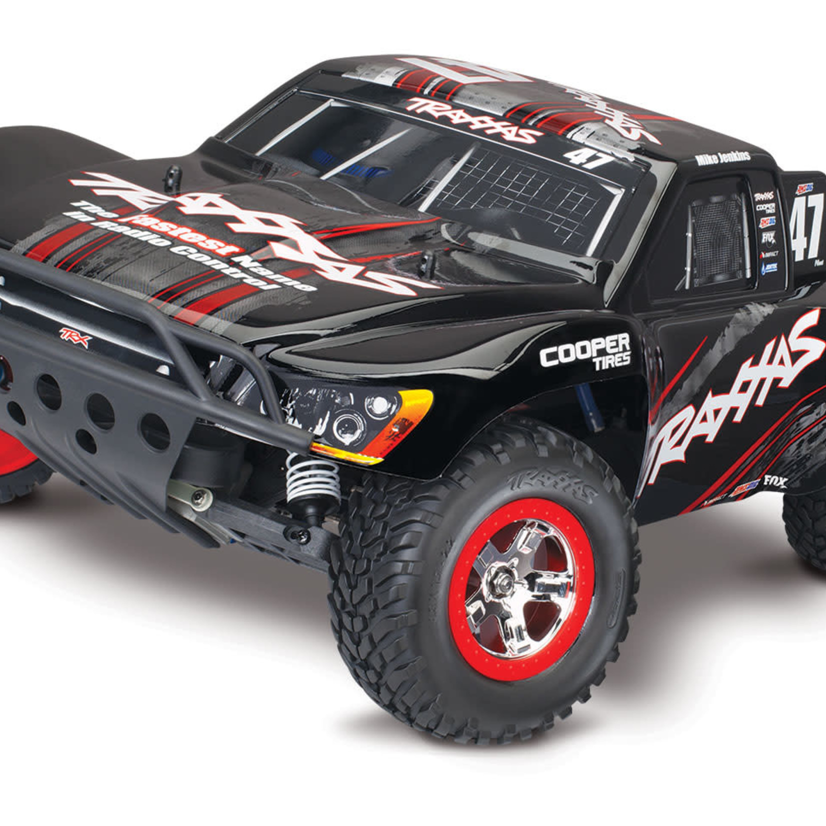 traxxas slash 2wd short course racing truck blue