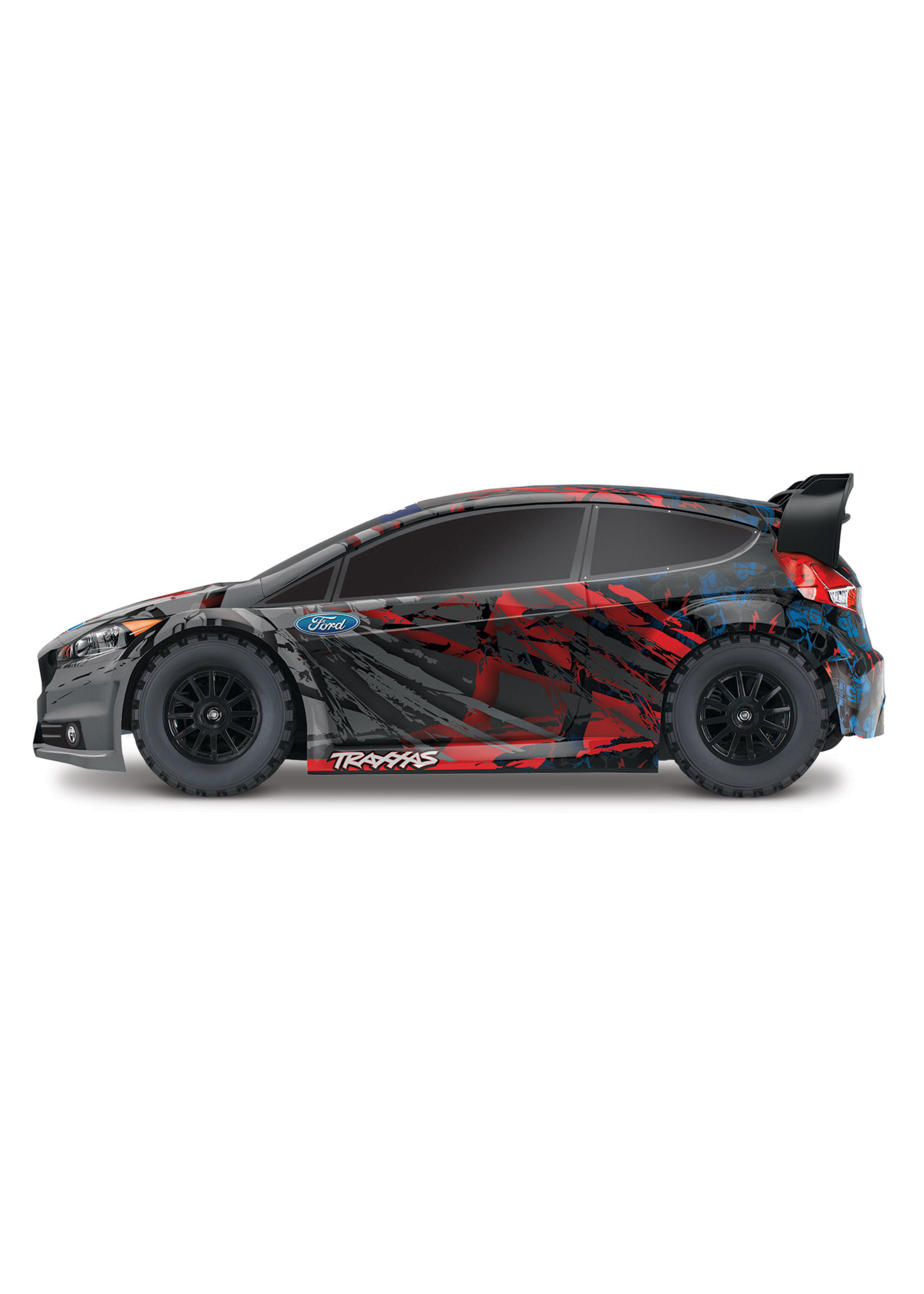 Traxxas TRA74054-4-R5 Traxxas Ford Fiesta ST Rally:  1/10 Scale Electric Rally Racer with TQ 2.4GHz radio system