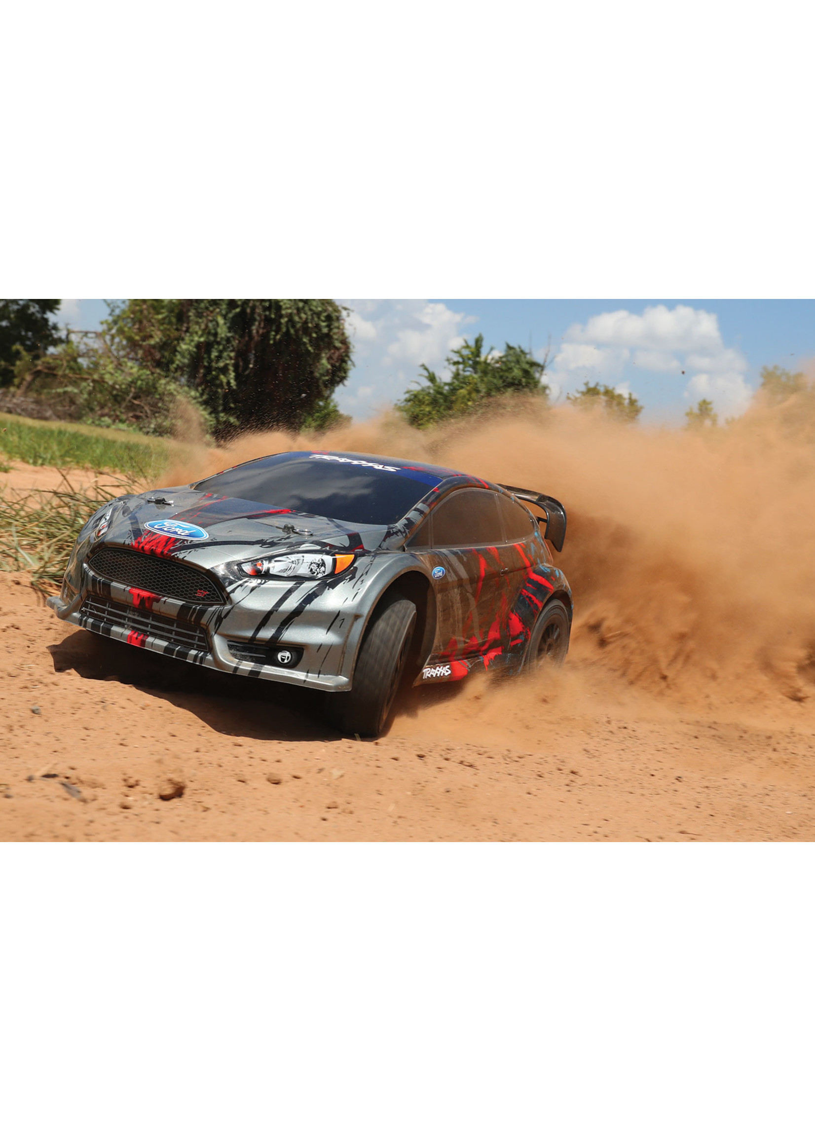 Traxxas TRA74054-4-R5 Traxxas Ford Fiesta ST Rally:  1/10 Scale Electric Rally Racer with TQ 2.4GHz radio system