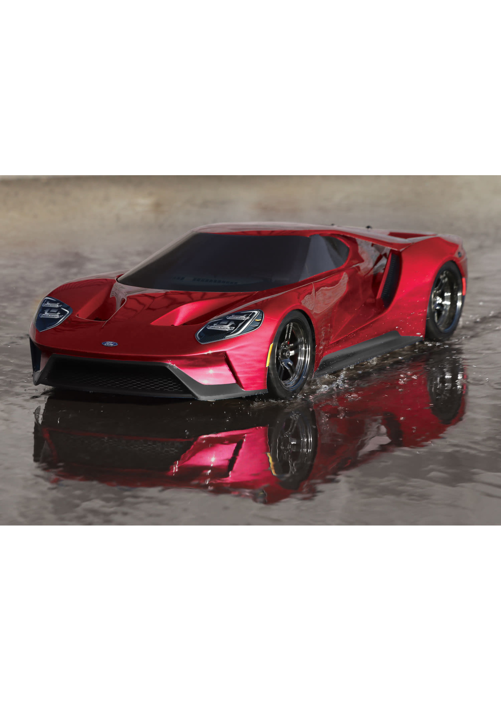 Traxxas TRA83056-4 Traxxas Ford GT: 1/10 Scale AWD Supercar with TQi Traxxas Link Enabled 2.4Ghz Radio System & Traxxas Stability Management (TSM)