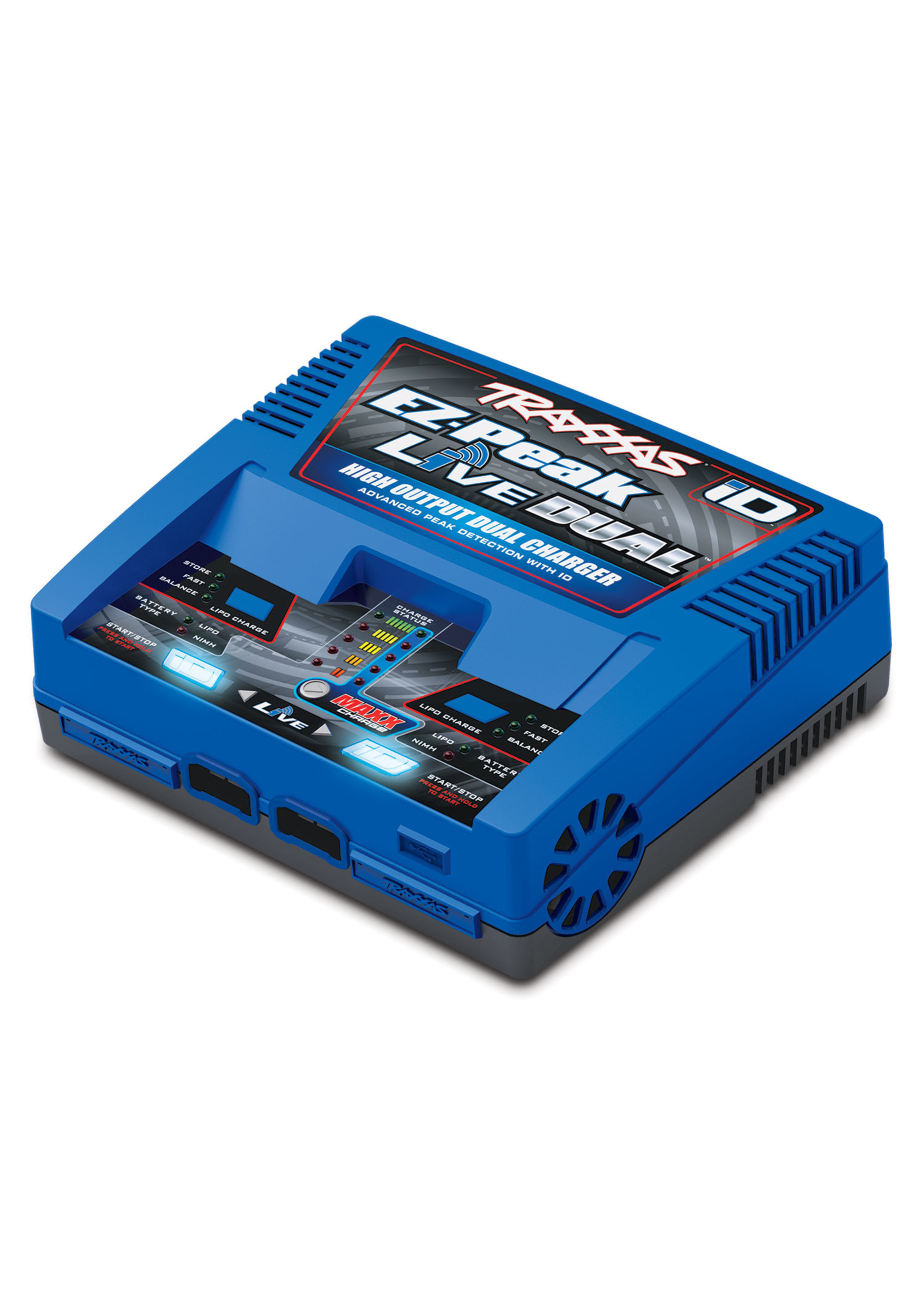 Traxxas TRA2973 Traxxas Charger, EZ-Peak Live Dual, 200W, NiMH/LiPo with iD Auto Battery Identification