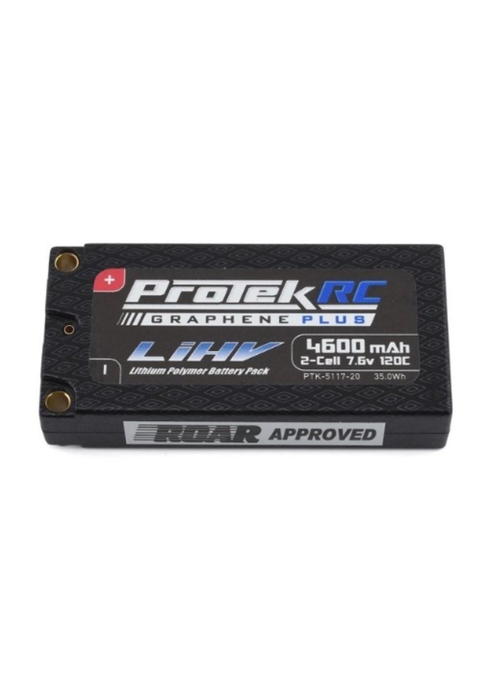 ProTek RC PTK-5117-20 ProTek RC 2S 120C Low IR Si-Graphene + HV LCG Shorty LiPo Battery (7.6V/4600mAh)