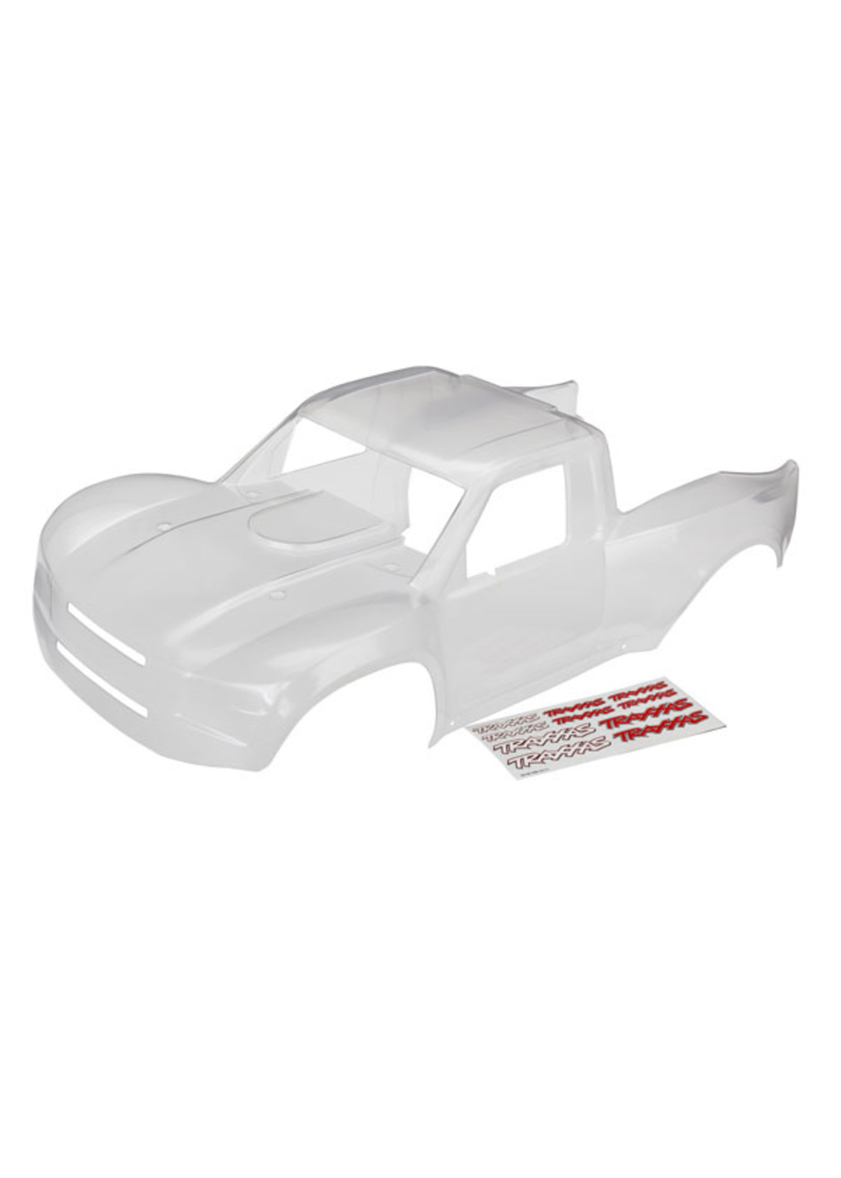 Traxxas TRA8511 Traxxas Body, Desert Racer (clear, trimmed, requires painting)/ decal sheet