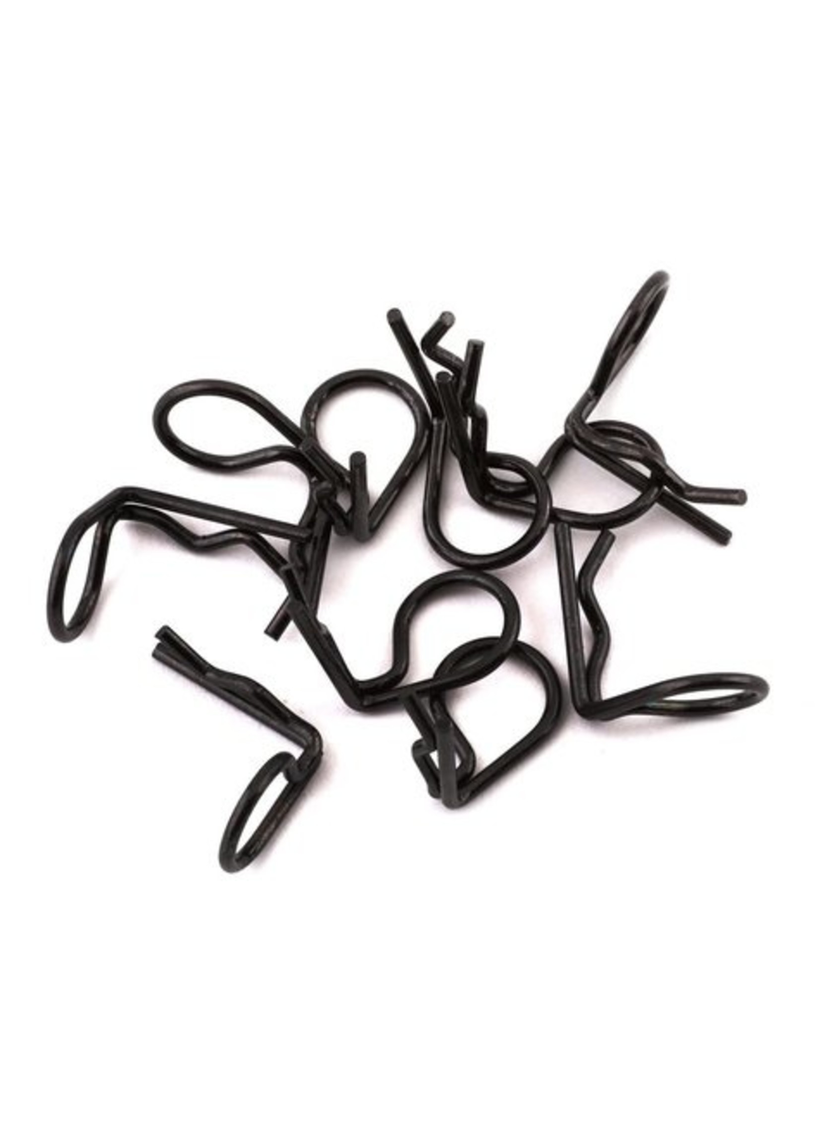 Traxxas TRA3935A Traxxas Body clip (mounting clip), angled, 90-degrees (black) (10)