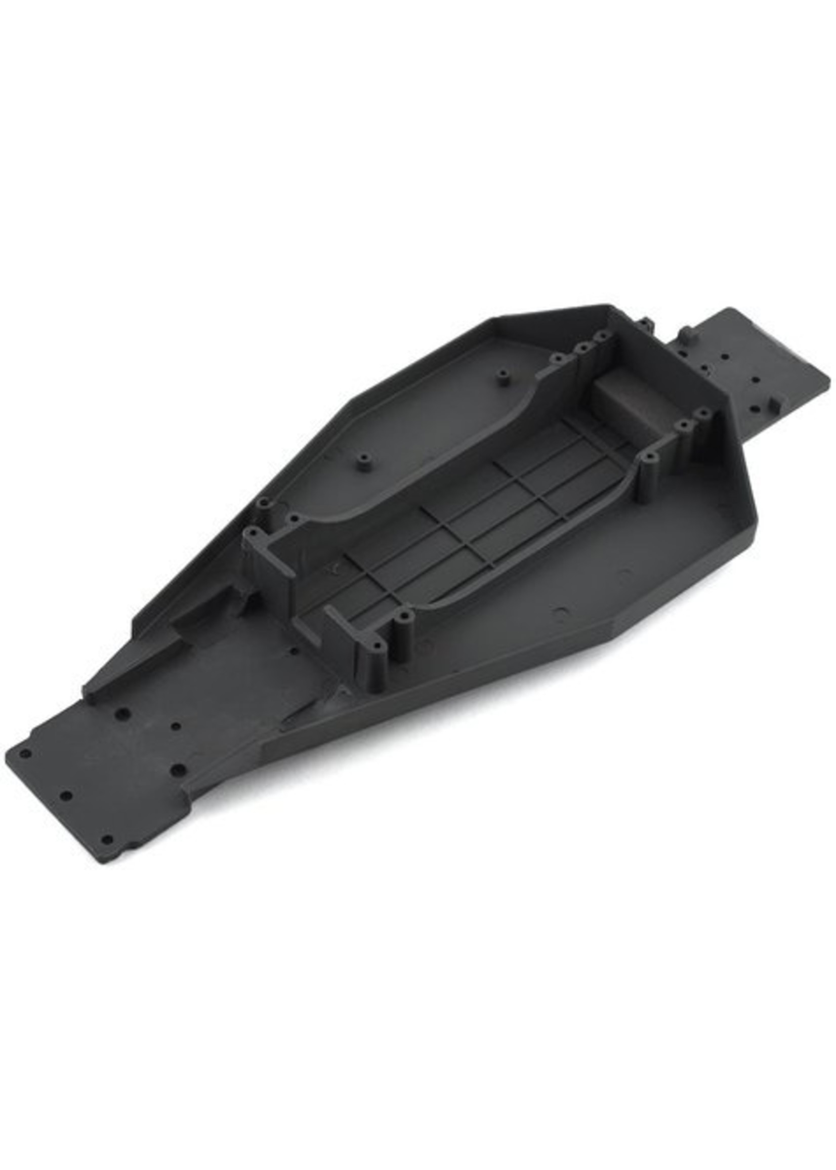 Traxxas TRA3722R Traxxas Lower chassis (gray) (166mm long battery compartment) (fits both flat and hump style battery packs) (use only with #3725R ESC mounting plate)
