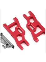 ST Racing Concepts SPTST3631XR ST Racing Concepts Red Heavy Duty Front Suspension Arms Kit w/ Lock-Nut Hinge-Pins, for Traxxas Rustler/Stampede (Red)