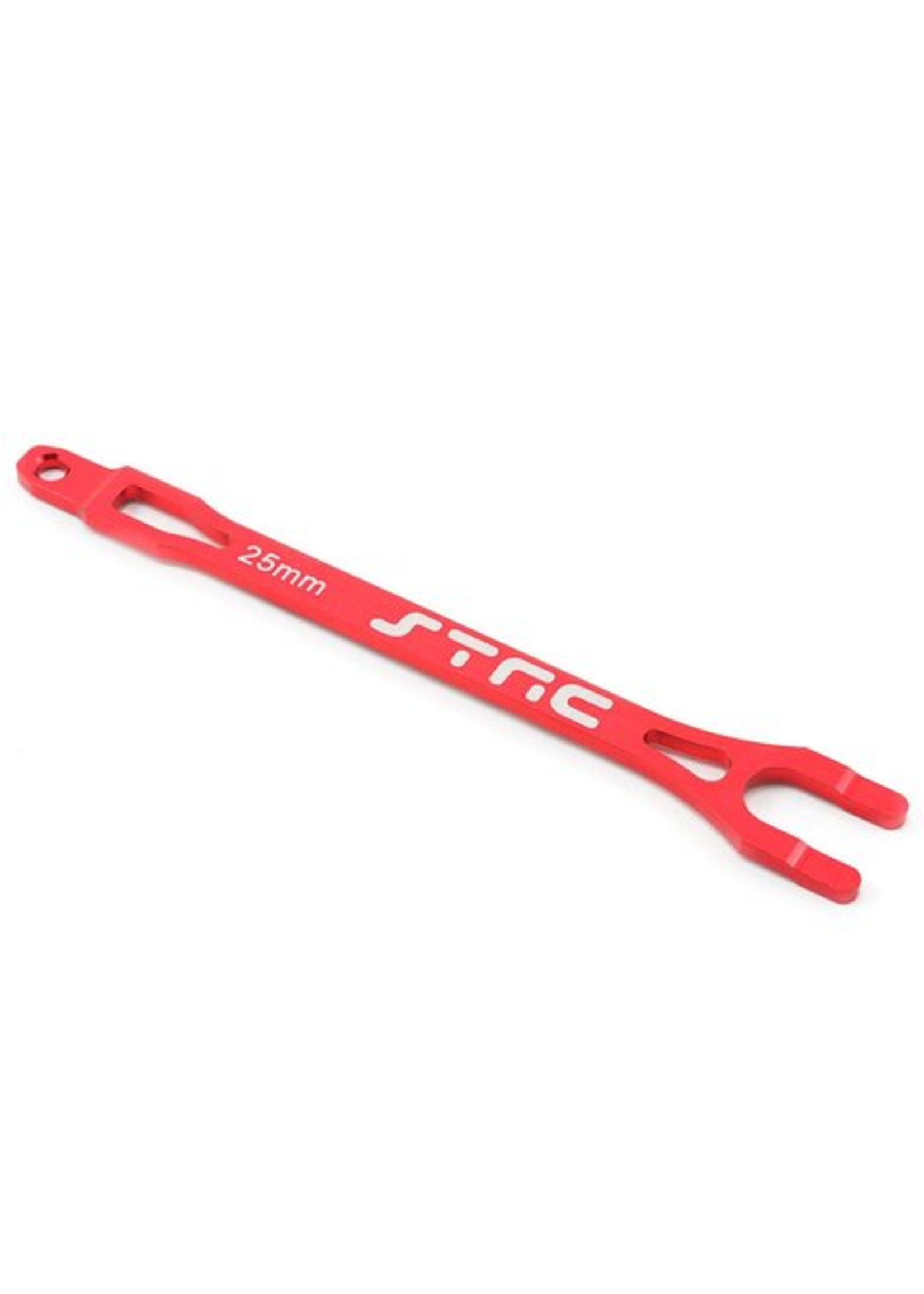 ST Racing Concepts SPTST3727R ST Racing Concepts Aluminum Pro Racing Battery Strap, Red, for Traxxas Slash