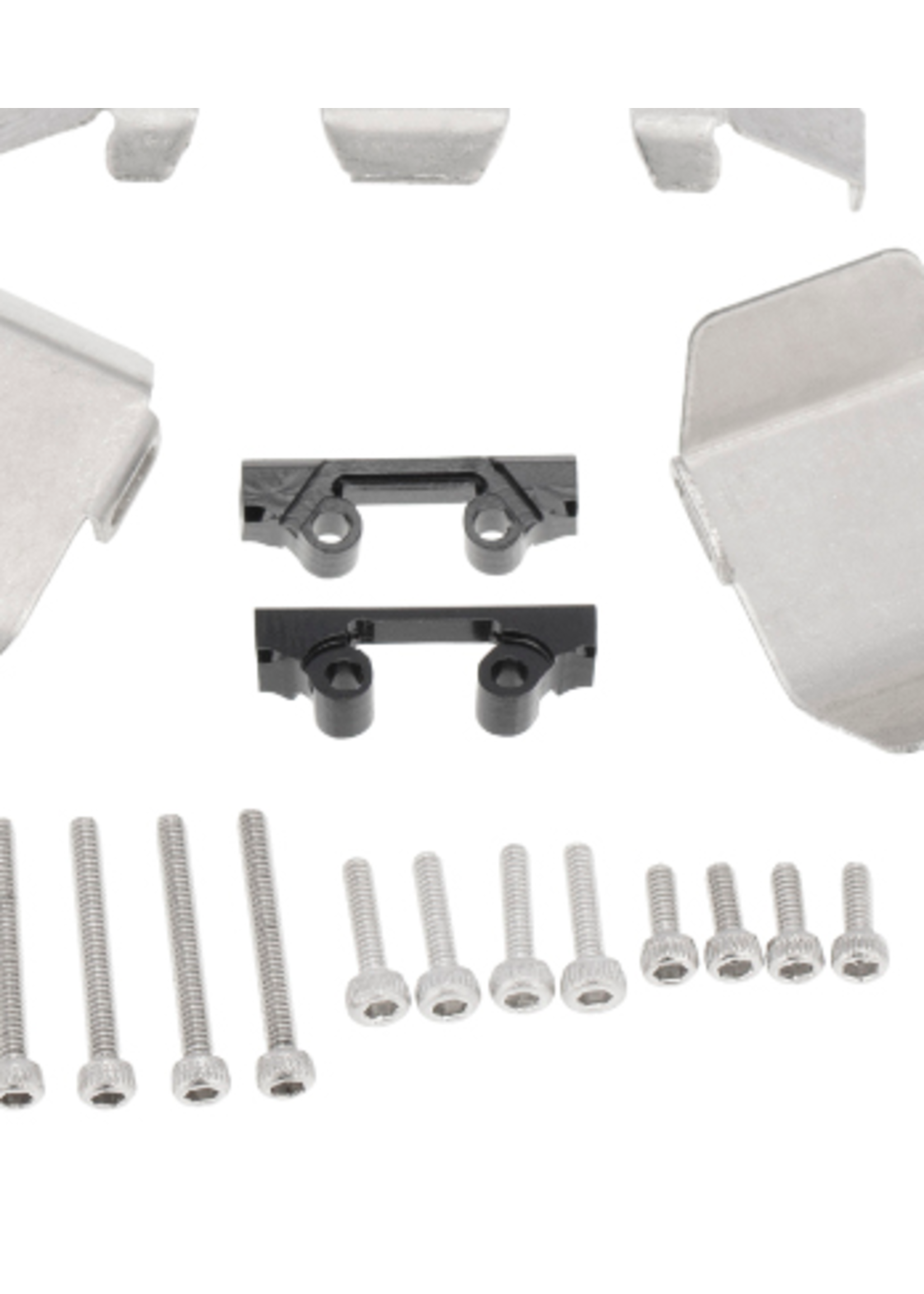 Hobby Details DTSCX24-21 Hobby Details Axial SCX24 Stainless Steel Chassis Armor Skid Plate Guard Parts 3pcs/set