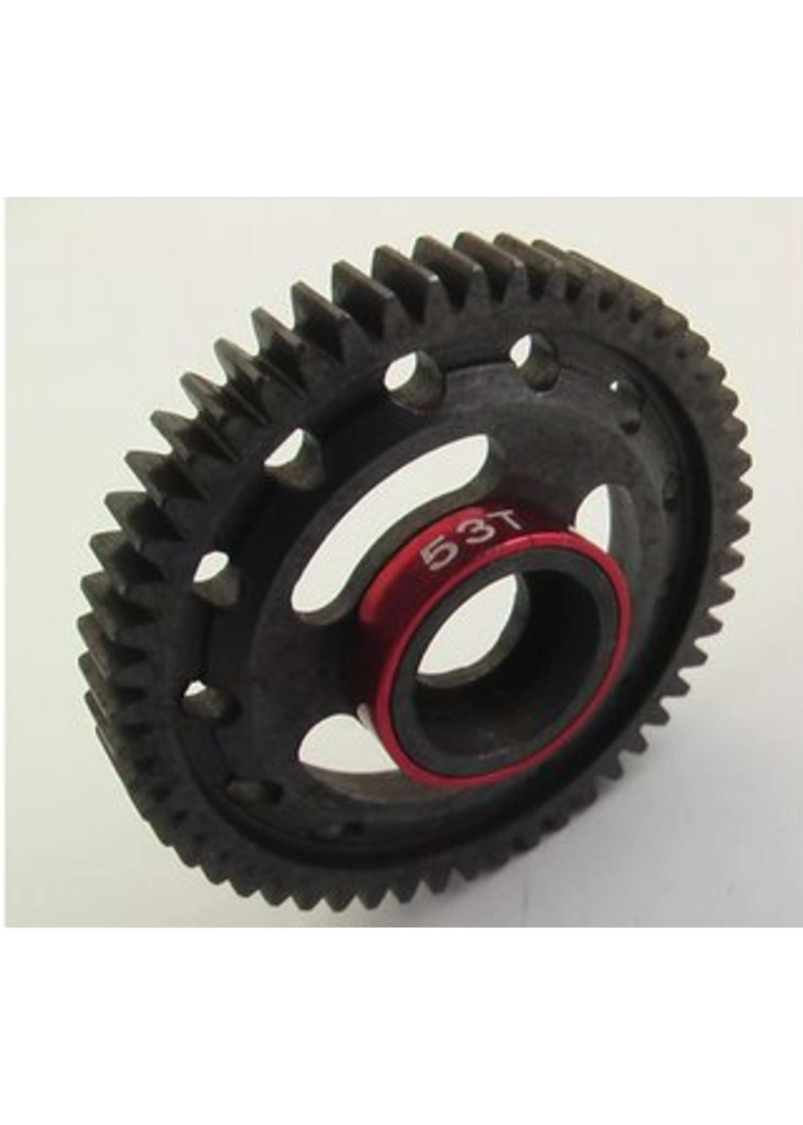 Hot Racing HRASVXS853 Hot Racing Steel Spur Gear, 53 Tooth, Red for Traxxas 1/16 Scale