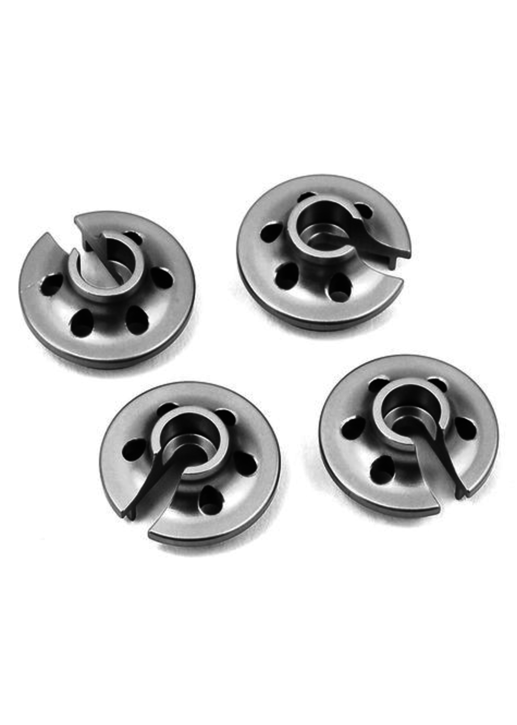 ST Racing Concepts SPTST3768S ST Racing Concepts Traxxas 4Tec 2.0 Aluminum Lower Shock Retainers (4) (Silver)