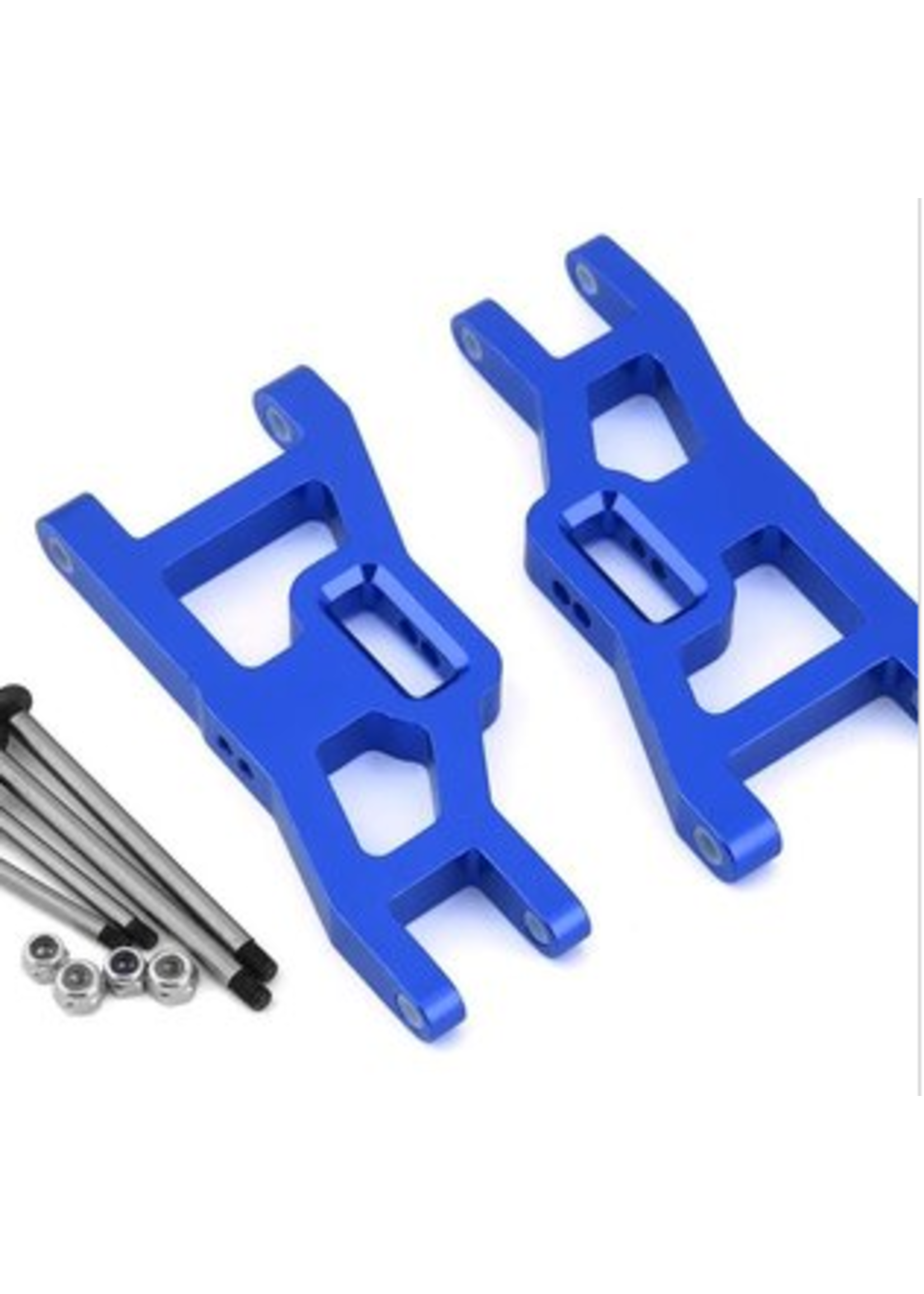 ST Racing Concepts SPTST3631XB ST Racing Concepts Heavy Duty Front Suspension Arms Kit w/ Lock-Nut Hinge-Pins, for Traxxas Rustler/Stampede (Blue)
