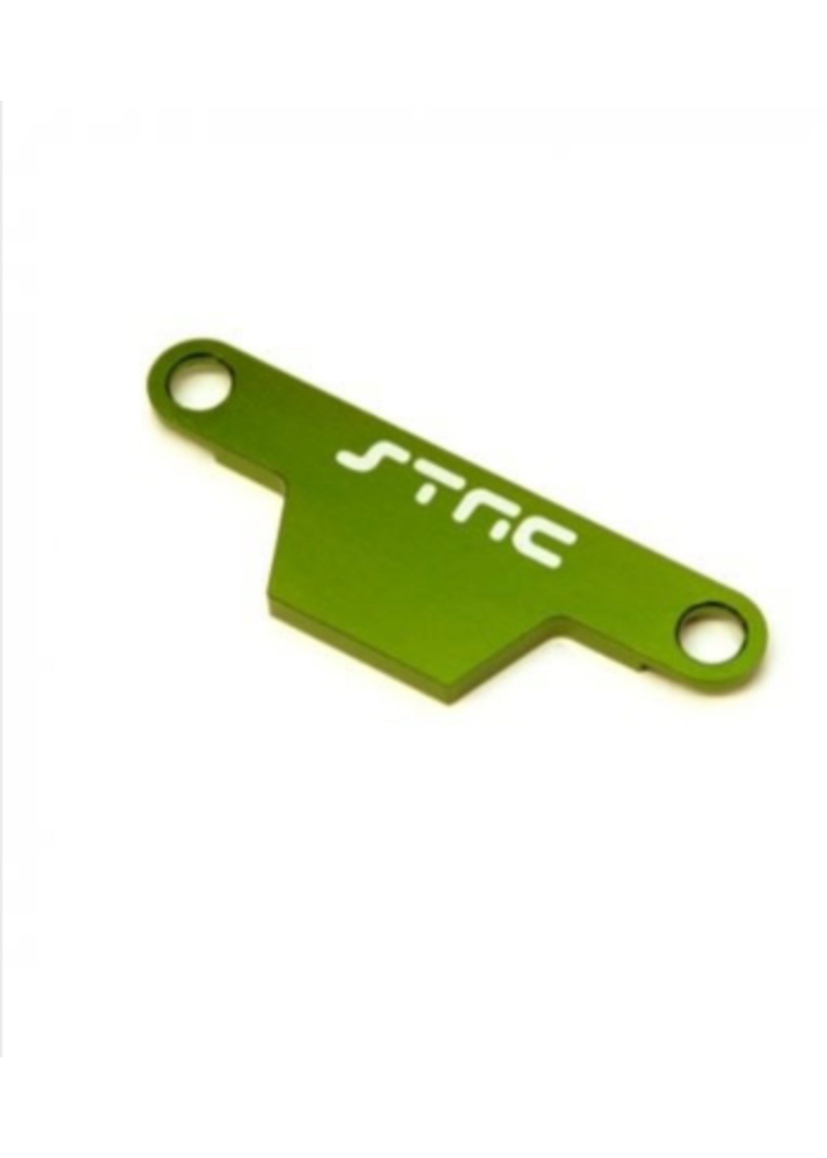 ST Racing Concepts SPTST3727AG ST Racing Concepts CNC Machined Alum. Battery Hold-down Plate for Rustler/Bandit (Green)