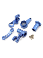 ST Racing Concepts SPTST6845B ST Racing Concepts CNC Machined Aluminum Multi-Piece Steering Bellcrank set (Blue)