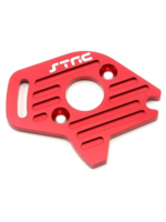 ST Racing Concepts SPTST6890R ST Racing Concepts Alum Heat Sink Finned Motor Plate For Slash 4X4 (Red)
