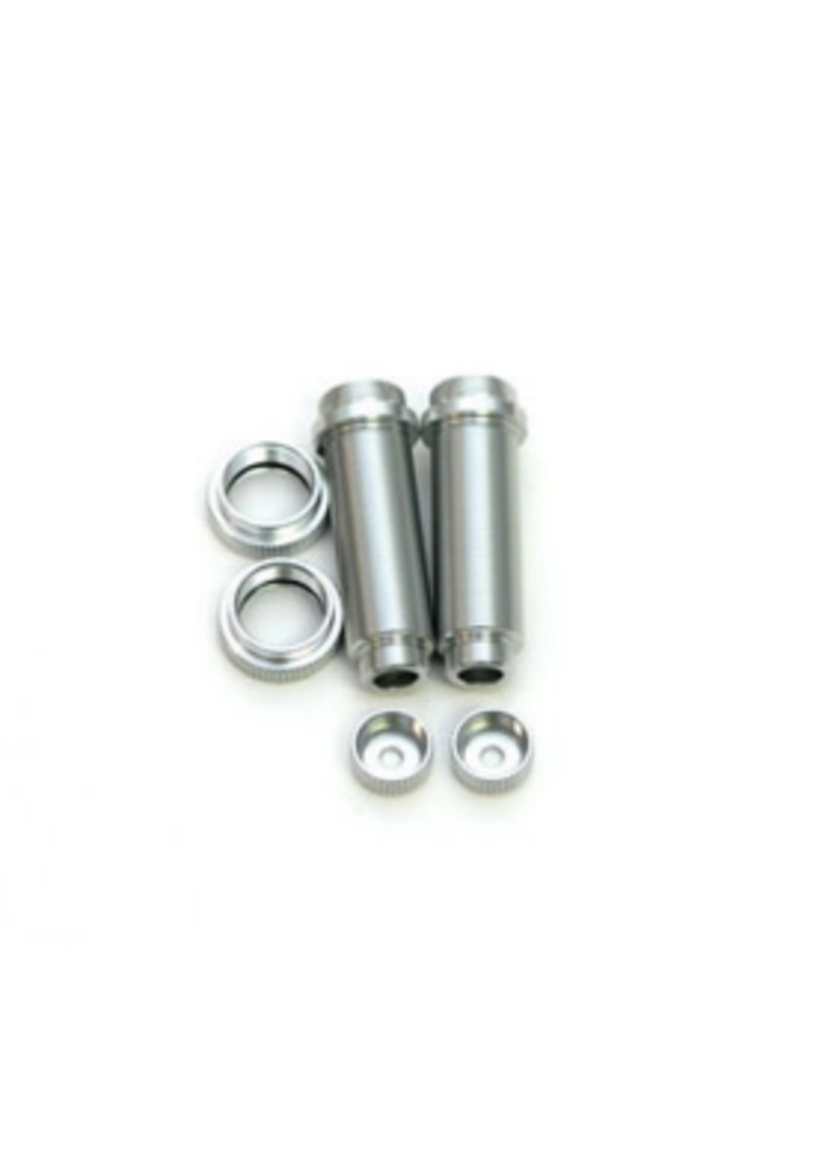 ST Racing Concepts SPTST3766XS ST Racing Concepts Aluminum Threaded Rear Shock Body Set (Silver) (2) (Slash)