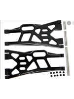 Hot Racing HRAXMX55X01 Hot Racing Aluminum Front Lower Arm Set Black, for Traxxas X-Maxx