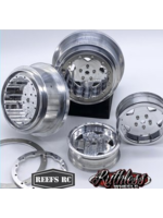 Reefs RC SEHREEFS81 Reefs RC Tidal Beadlock Drag Wheels w/ Rings and Hardware (4pcs)