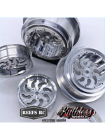 Reefs RC SEHREEFS80 Reefs RC Kahuna Beadlock Drag Wheels w/ Rings and Hardware (4pcs)