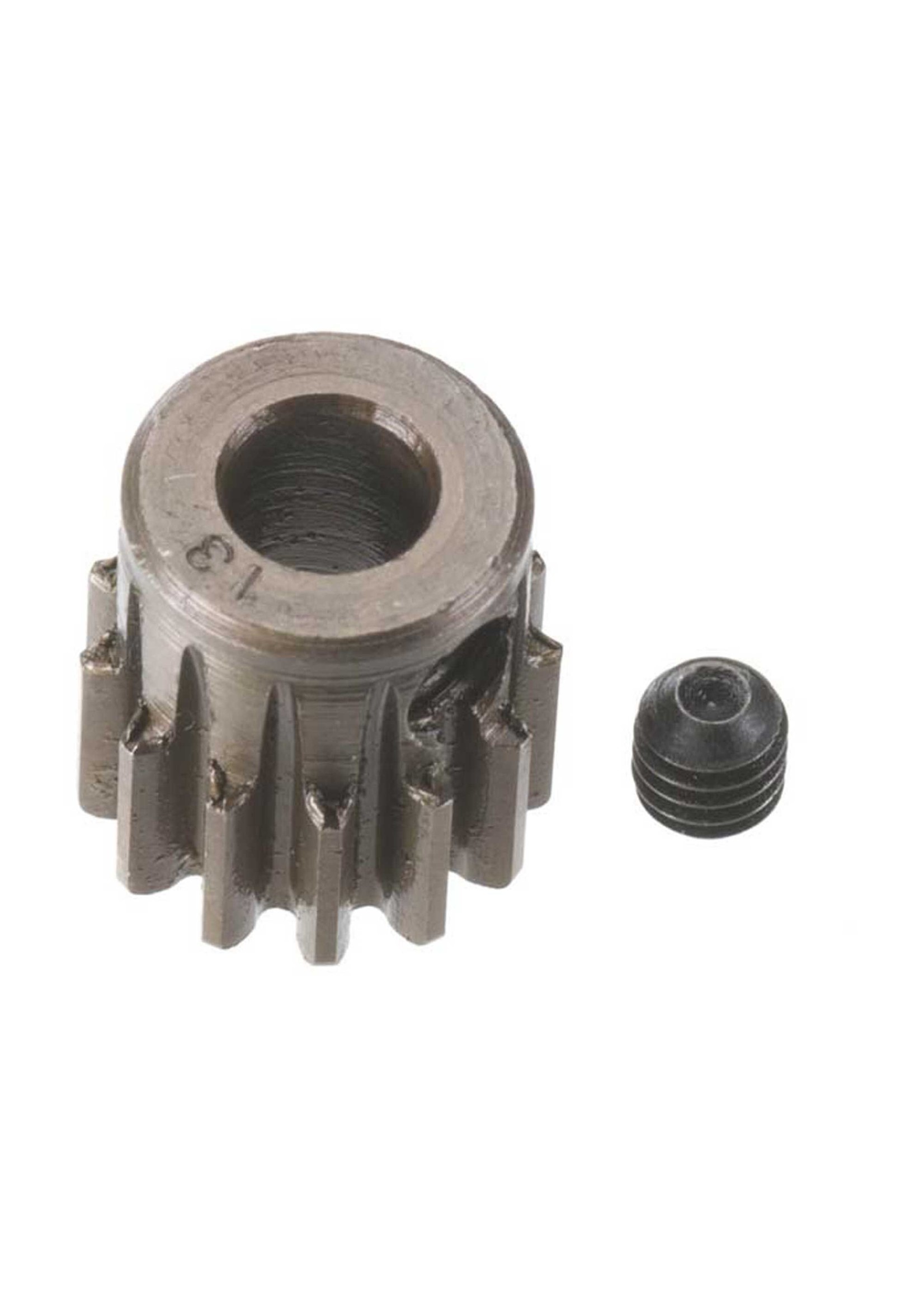 Robinson Racing Products RRP8713 Robinson Racing Products Extra Hard Steel .8 Mod Pinion Gear w/5mm Bore (13T)