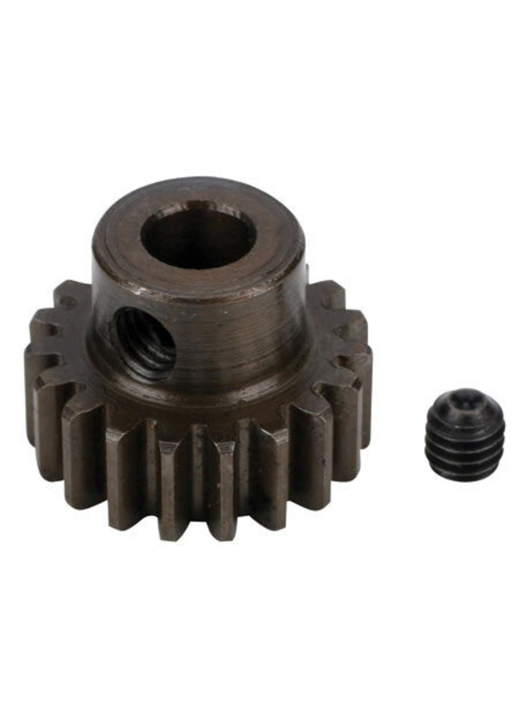 Robinson Racing Products RRP8721 Robinson Racing Products Extra Hard Steel .8 Mod Pinion Gear w/5mm Bore (21T)