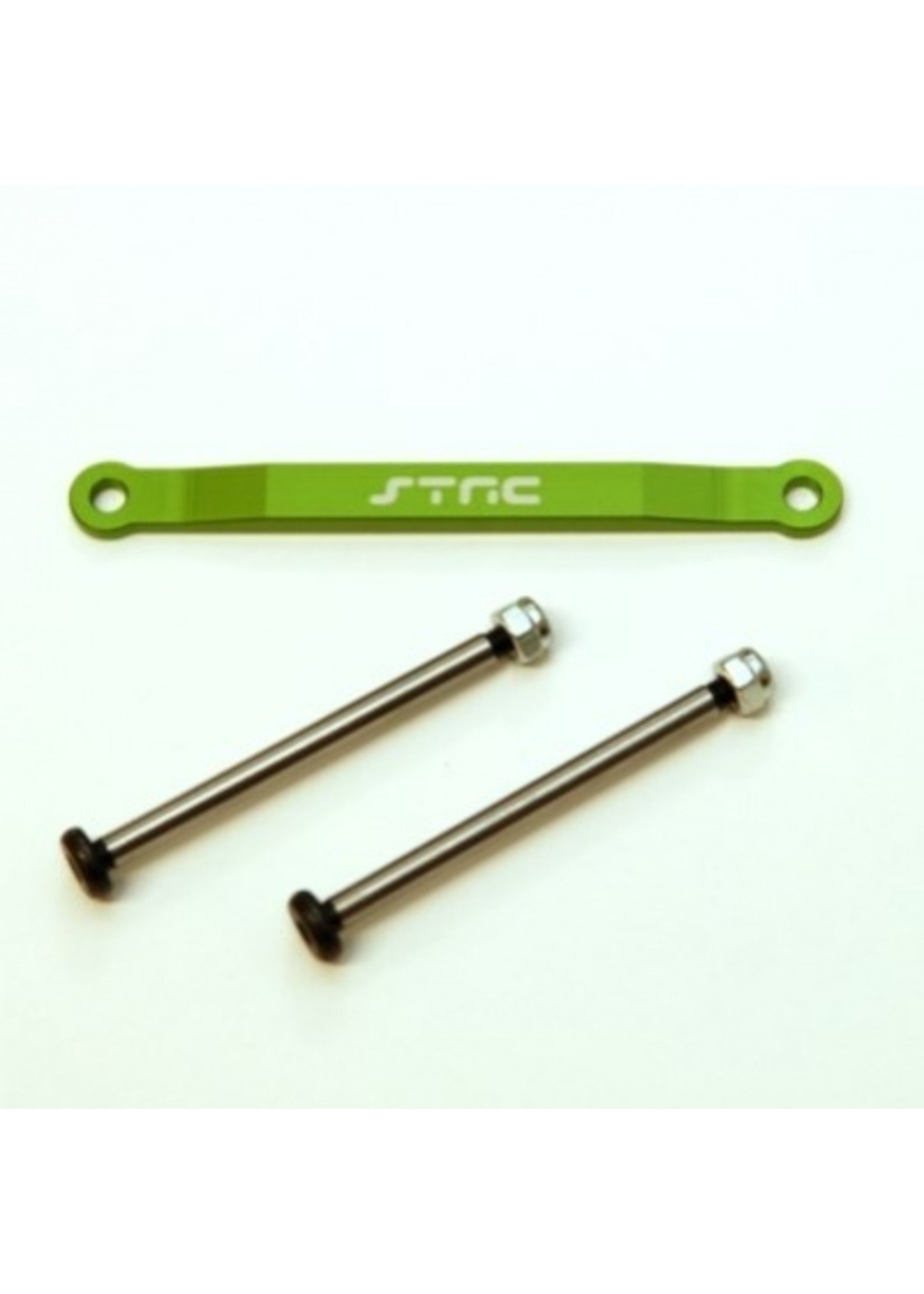 ST Racing Concepts SPTST2532XG ST Racing Concepts CNC Aluminum Front Hingepin Brace Kit, w/Lock-nut Style Hingepins (Green)