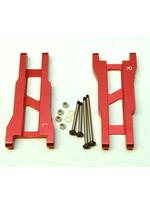 ST Racing Concepts SPTST2555XR ST Racing Concepts CNC Machined Aluminum Rear A-Arm set (w/steel hinge-pins) for Traxxas Slash (Red)