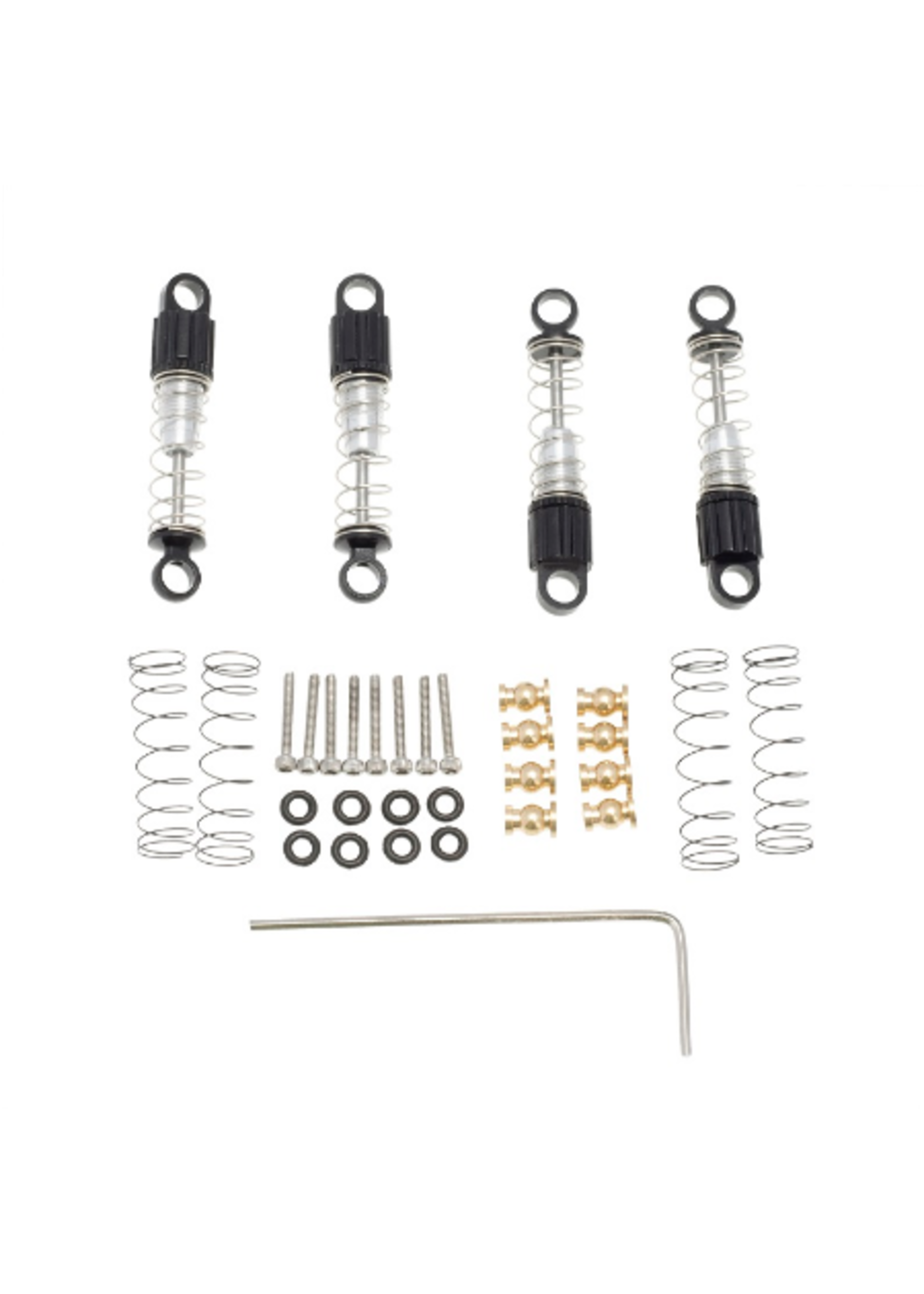 Hobby Details DTSCX24-24 Hobby Details Axial SCX24 Aluminum Alloy Shock Absorber Damper 4pcs/set