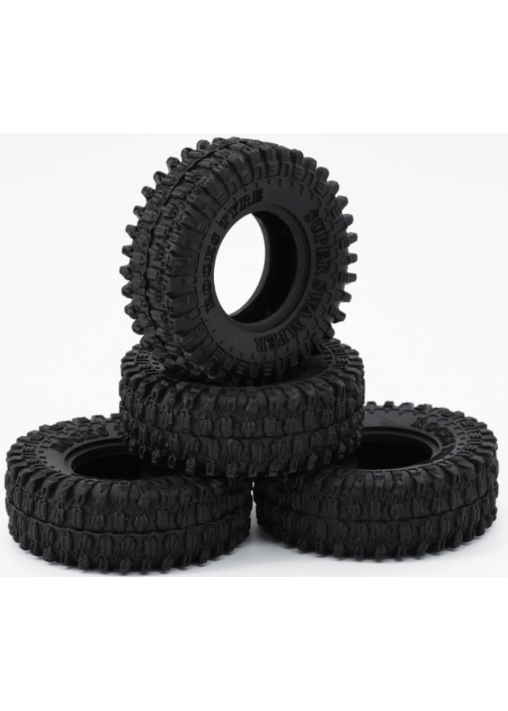 Hobby Details DTSCX24-50  Hobby Details SCX24 B STYLE 1.0 Micro Tires with Foam 4pc Set