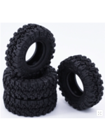 Hobby Details DTSCX24-49 Hobby Details A STYLE 1.0 Micro Tires with Foam 4pc Set