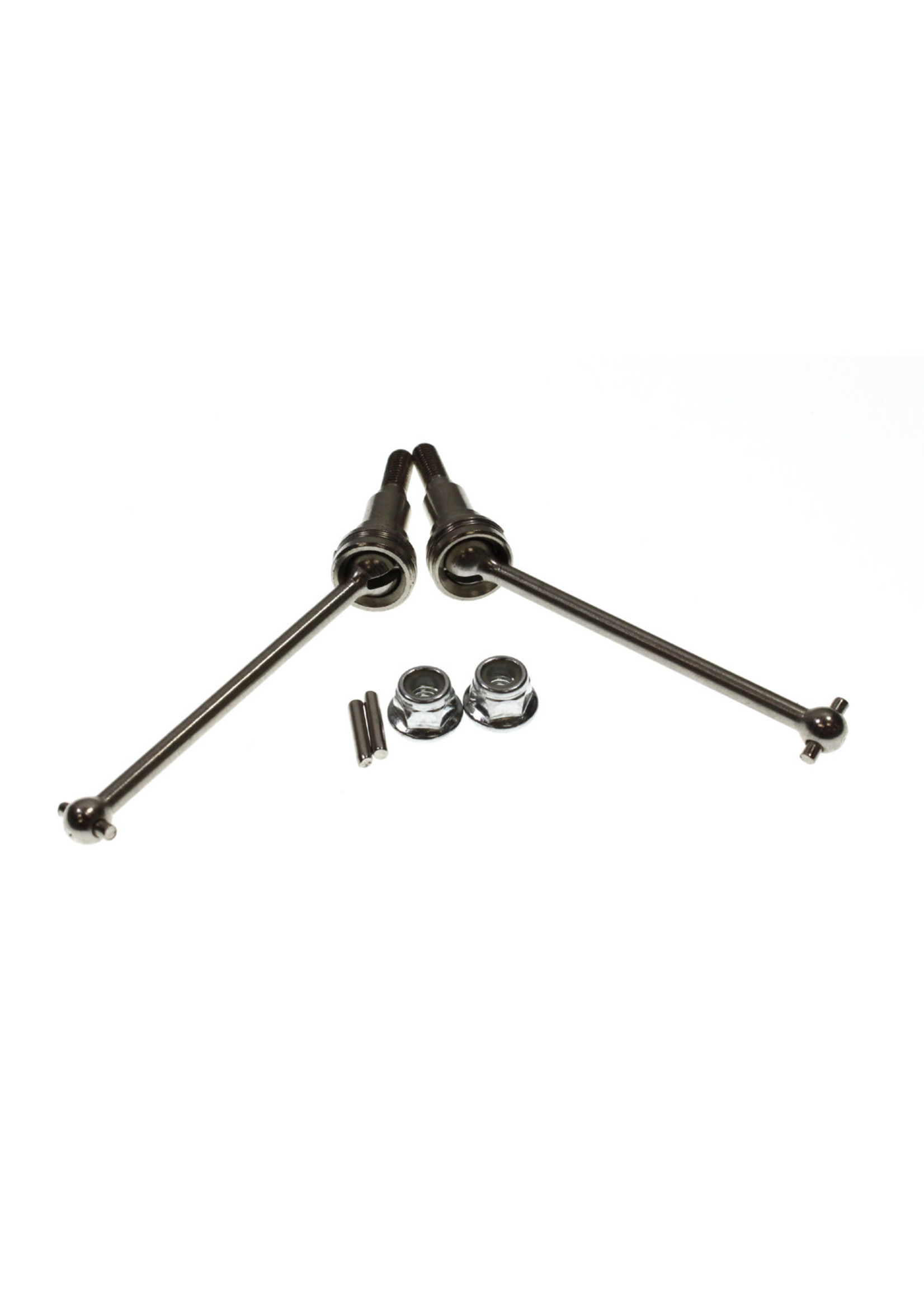 Racers Edge RCE6405 Racers Edge Metal Front CVD Shafts & Pins & M4 Lock Nut for Blackzon Slyder