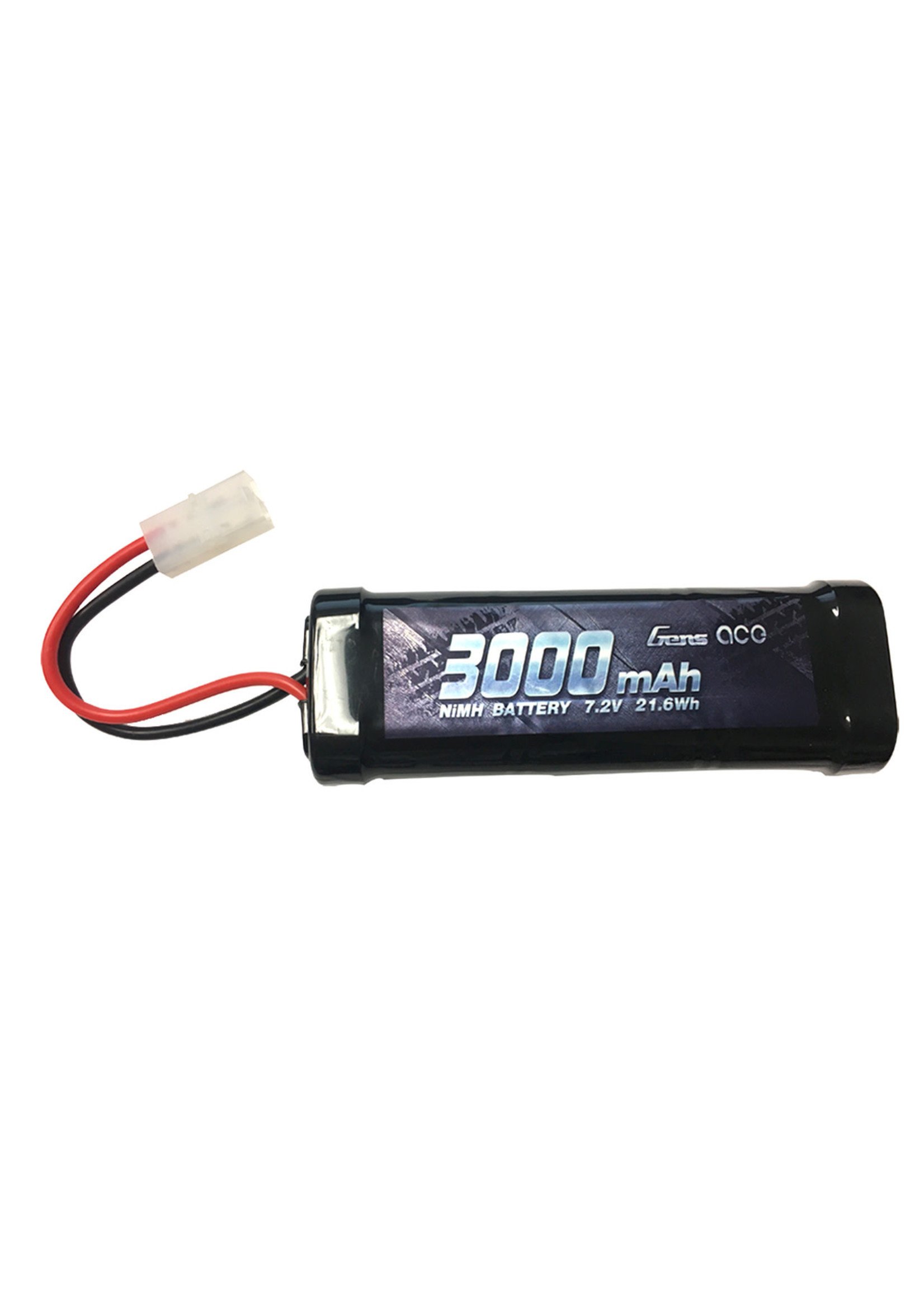 GensAce/Tattu GEANM30006ST Gens Ace 3000mAh 7.2V Ni-MH Battery with Tamiya Plug