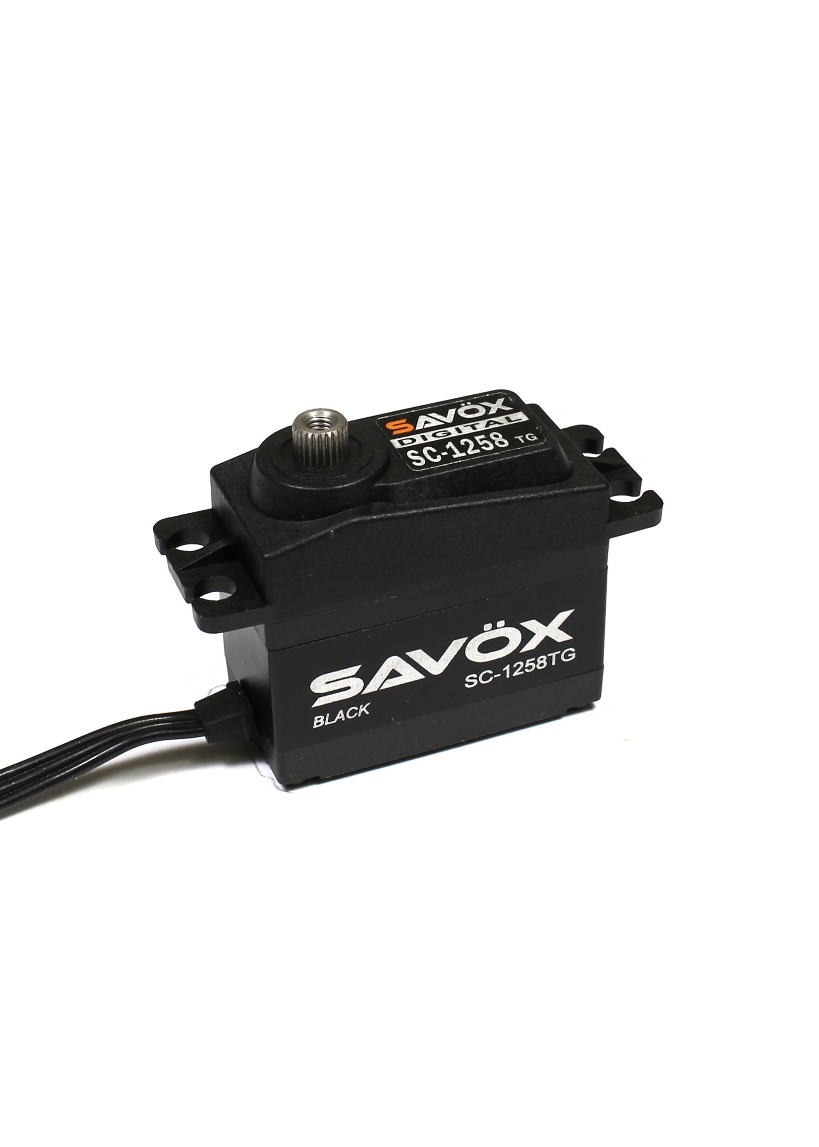 Savox SAVSC1258TG-BE Black Edition Standard Size Coreless Digital Servo 0.08sec / 166oz @ 6V