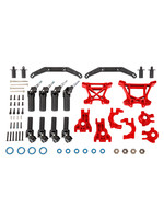 Traxxas TRA9080R Traxxas Outer Driveline & Suspension Upgrade Kit, Extreme Heavy Duty, Red