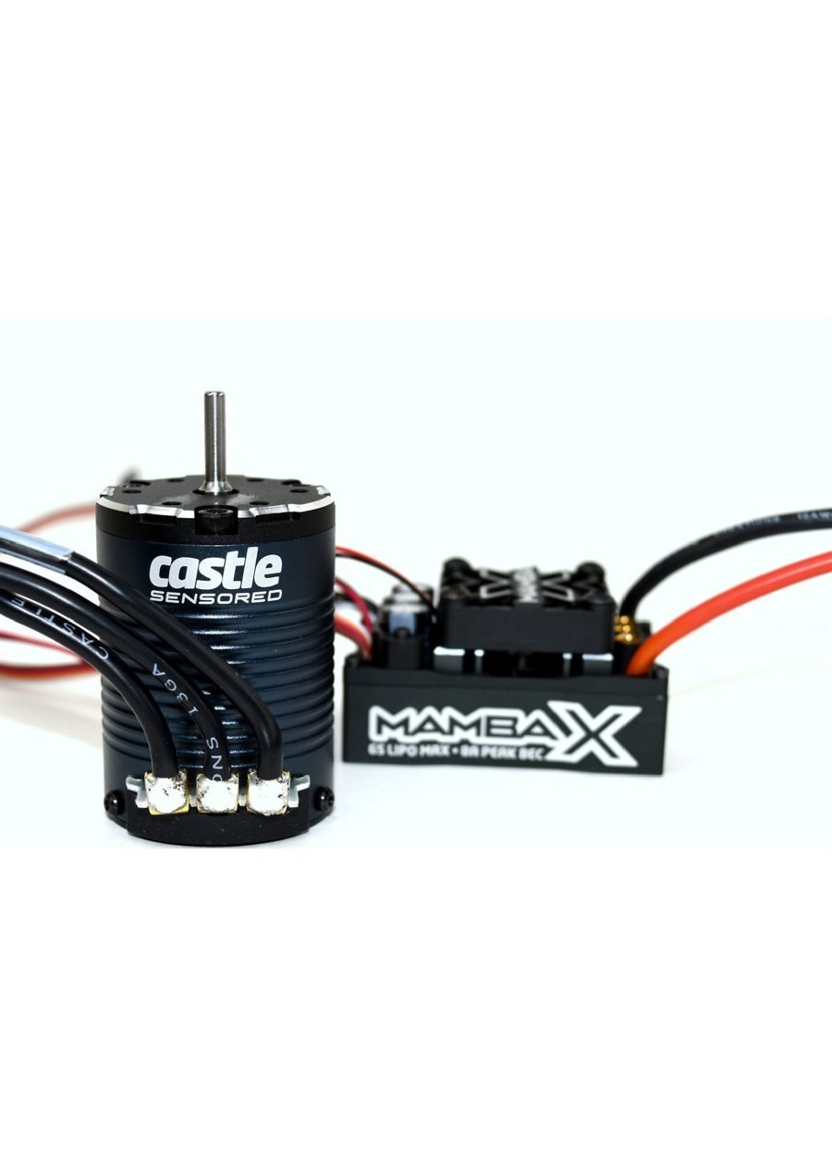 Castle Creations CSE010-0155-09 Castle Creations Mamba X Waterproof Sensored Brushless Combo w/2280Kv Crawler Motor