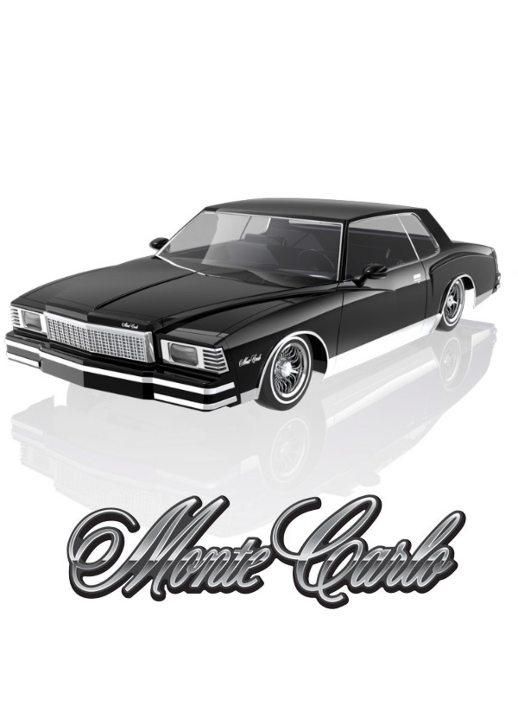 Redcat Racing RER15255 Redcat Racing 1979 Monte Carlo RC Car Lowrider Black