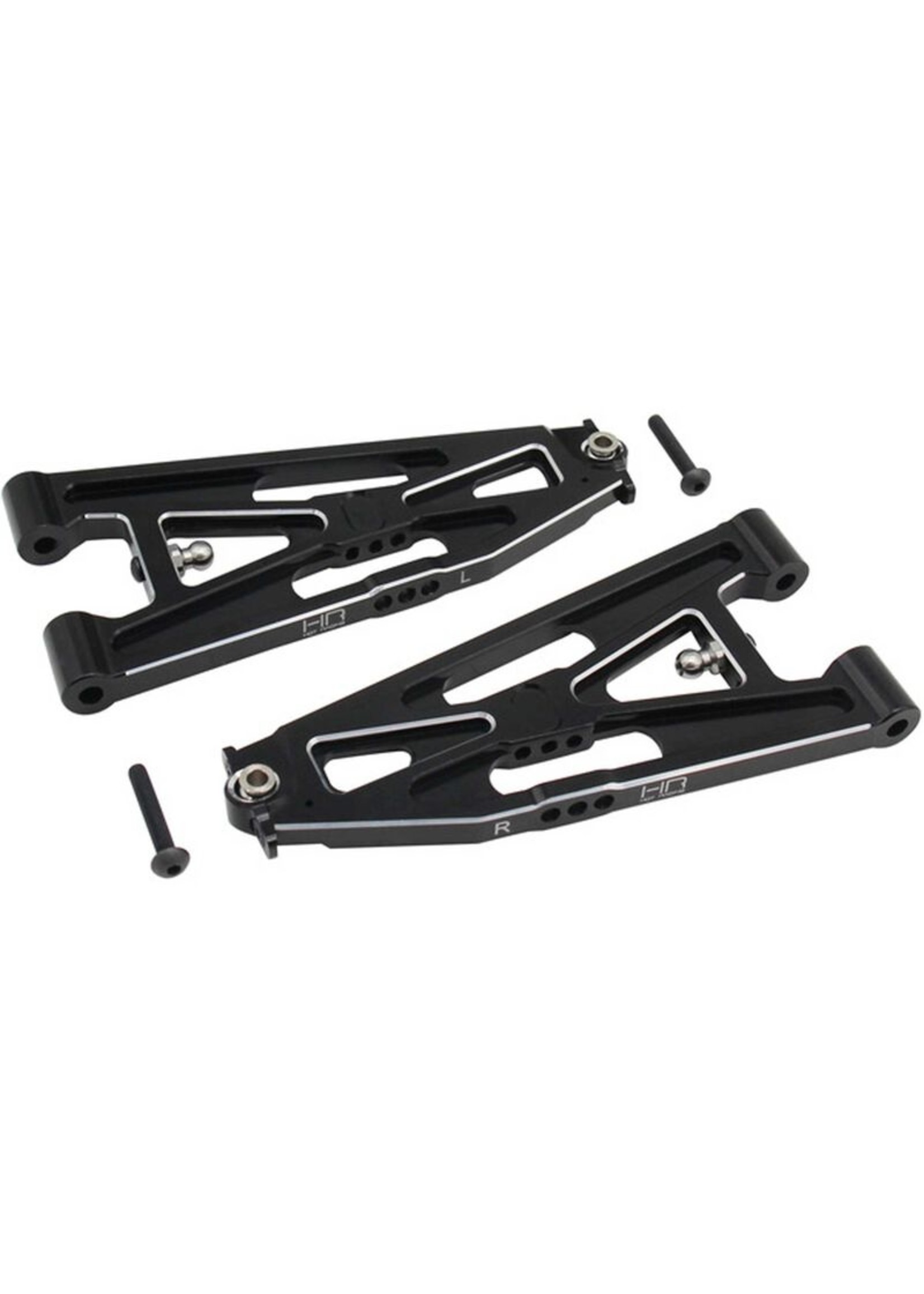 Hot Racing HRALSBR55M01 Hot Racing Aluminum Lower Front Arms: Losi Super Baja Rey Black