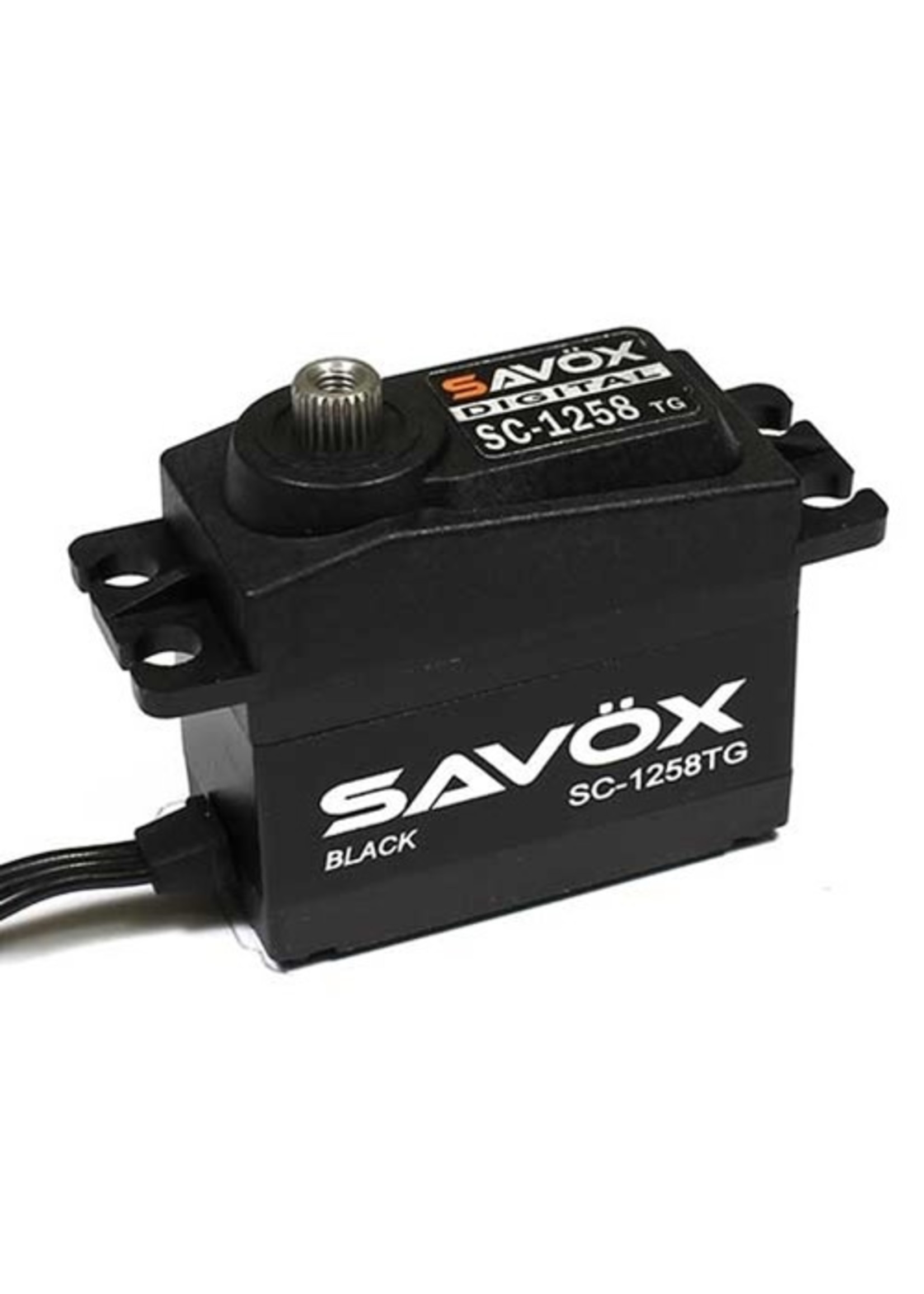 Savox SAVSC1258TG-BE Black Edition Standard Size Coreless Digital Servo 0.08sec / 166oz @ 6V
