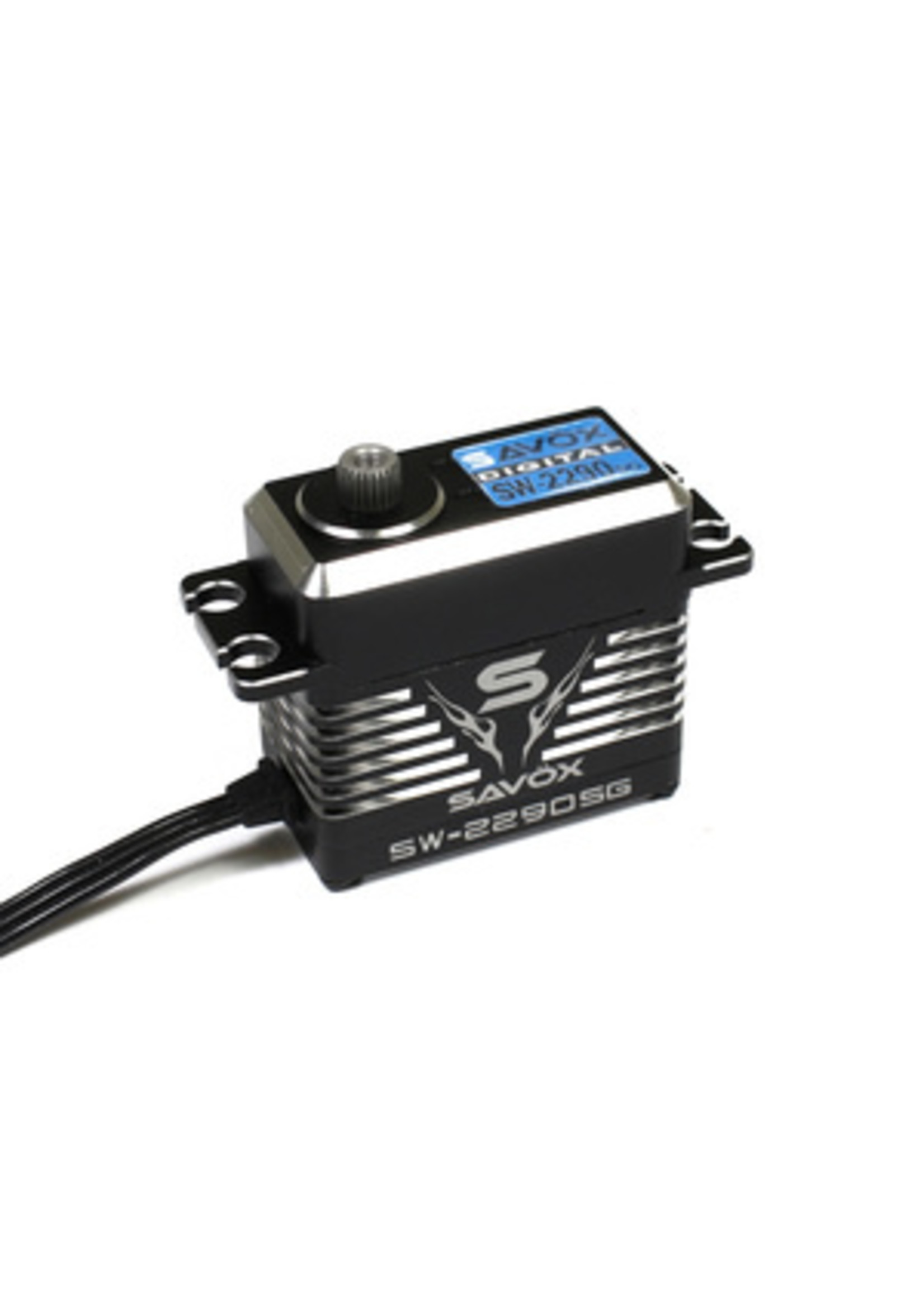 Savox SAVSW2290SG-BE Savox  Waterproof Premium, High Voltage, Brushless, Digital Servo 0.11sec / 972.1oz @ 8.4v - Black Edition