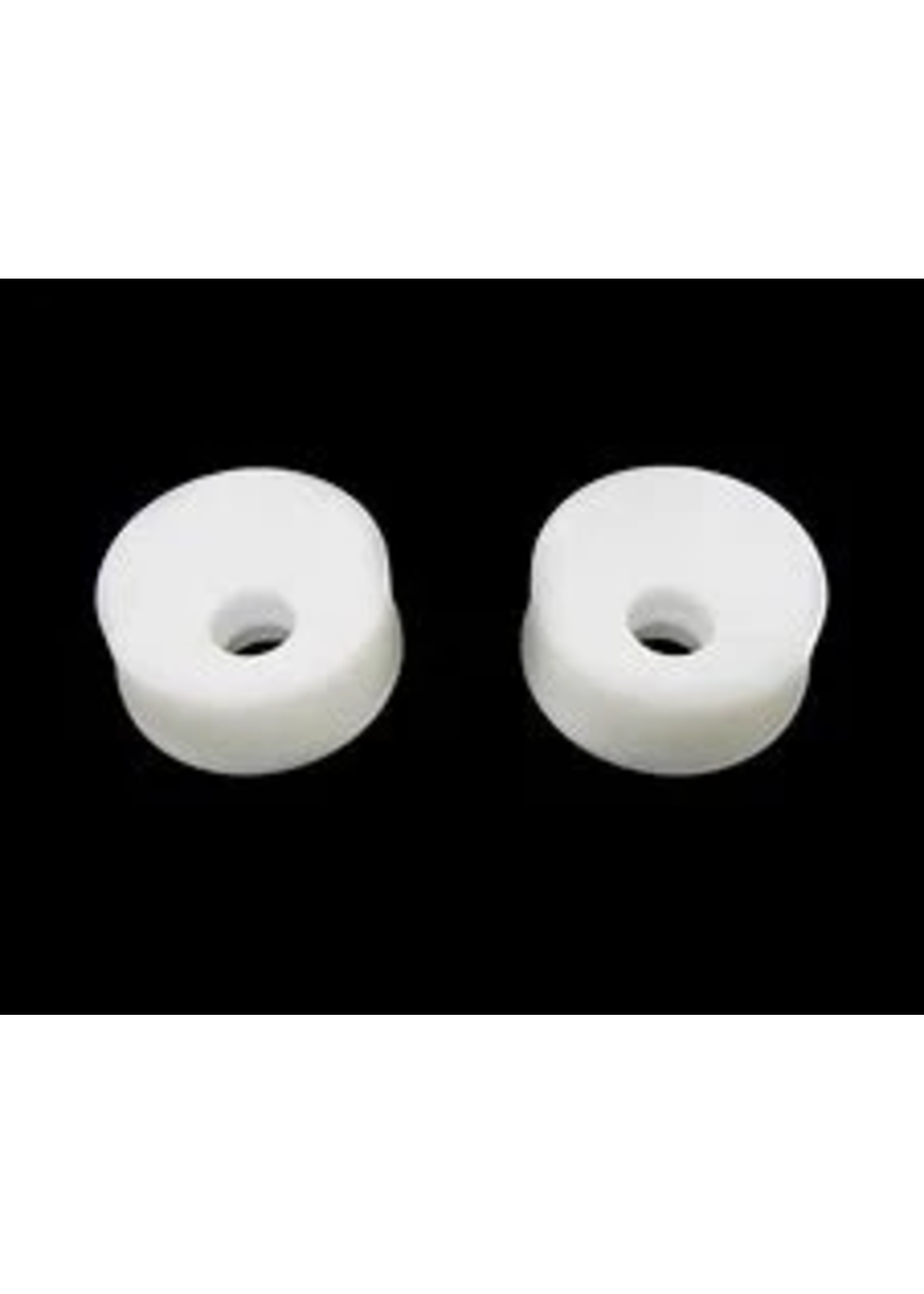 PN Racing PNRMR2076R2 PN Racing Machine Cut Delrin 20mm Wheel Rear 2 (White)