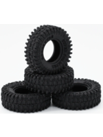 Hobby Details DTSCX24-150 Hobby Details Big 1.0inch C STYLE Micro Tires with Foams 4pcs Set for Axial SCX24 OD:55mm ID:24.5mm Thickness:23mm