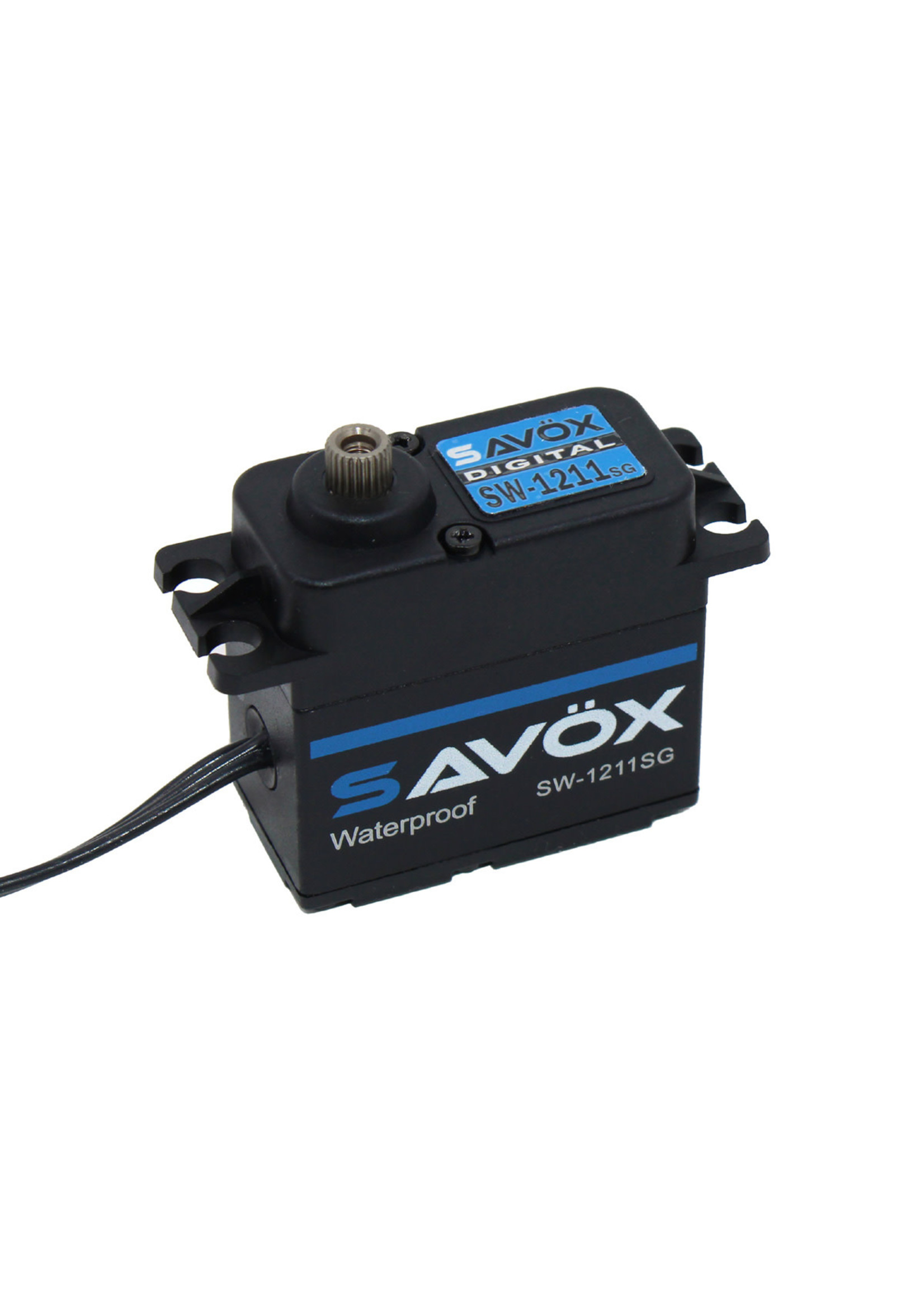 Savox SAVSW1211SG-BE SavoxWaterproof High Voltage Digital Servo 0.08sec / 347.2oz @ 7.4V - Black Edition