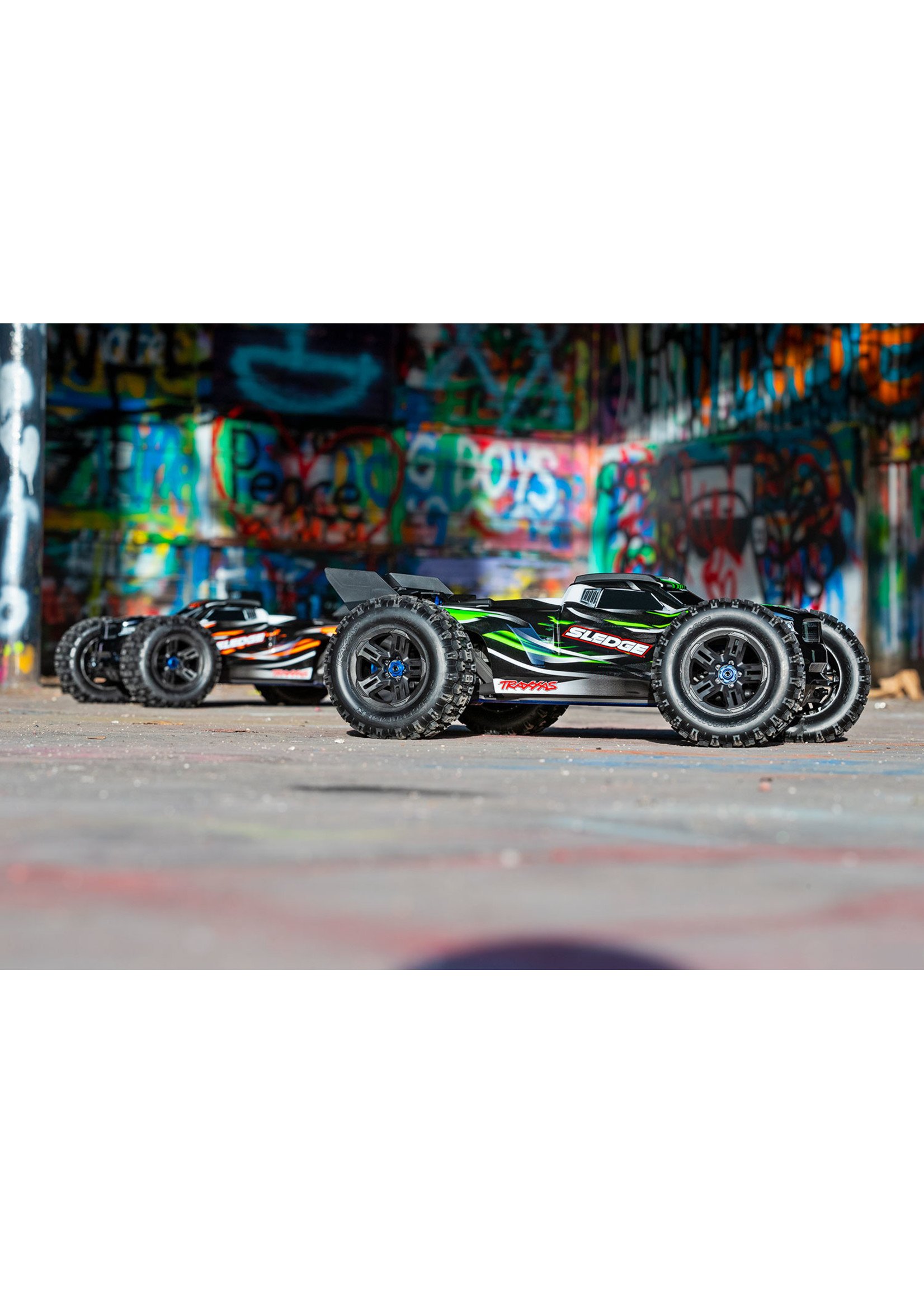 TRA95076-4 Traxxas Sledge 1/8 Scale 4WD Monster Truck - Fast Eddie's RC  Hobbies