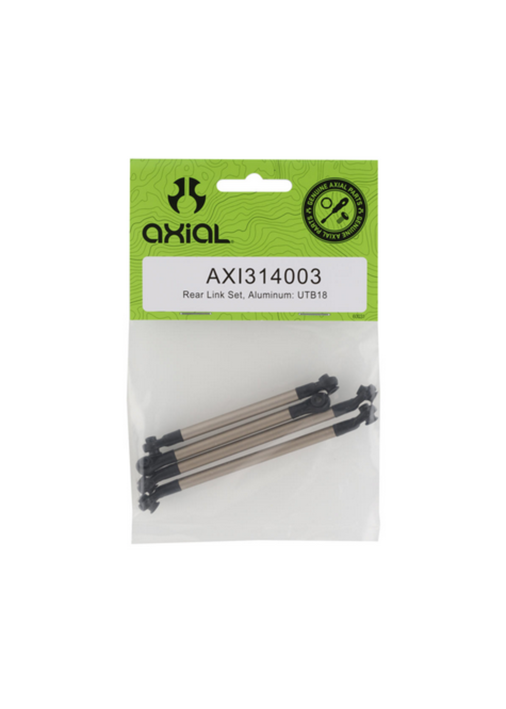 Axial AXI314003 Axial Rear Link Set, Aluminum: UTB18