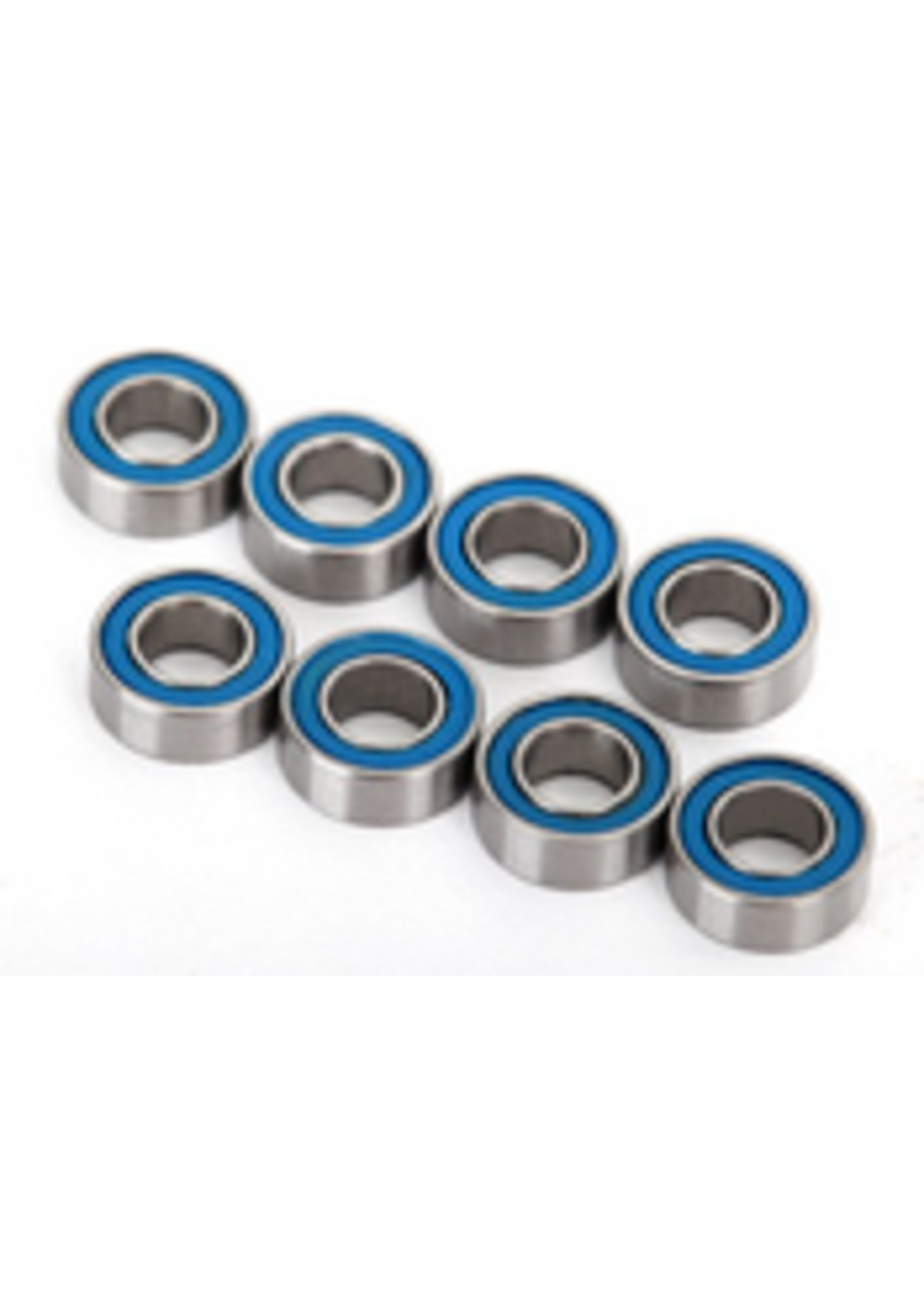 Traxxas TRA7019R Traxxas Ball bearings, blue rubber sealed (4x8x3mm) (8)