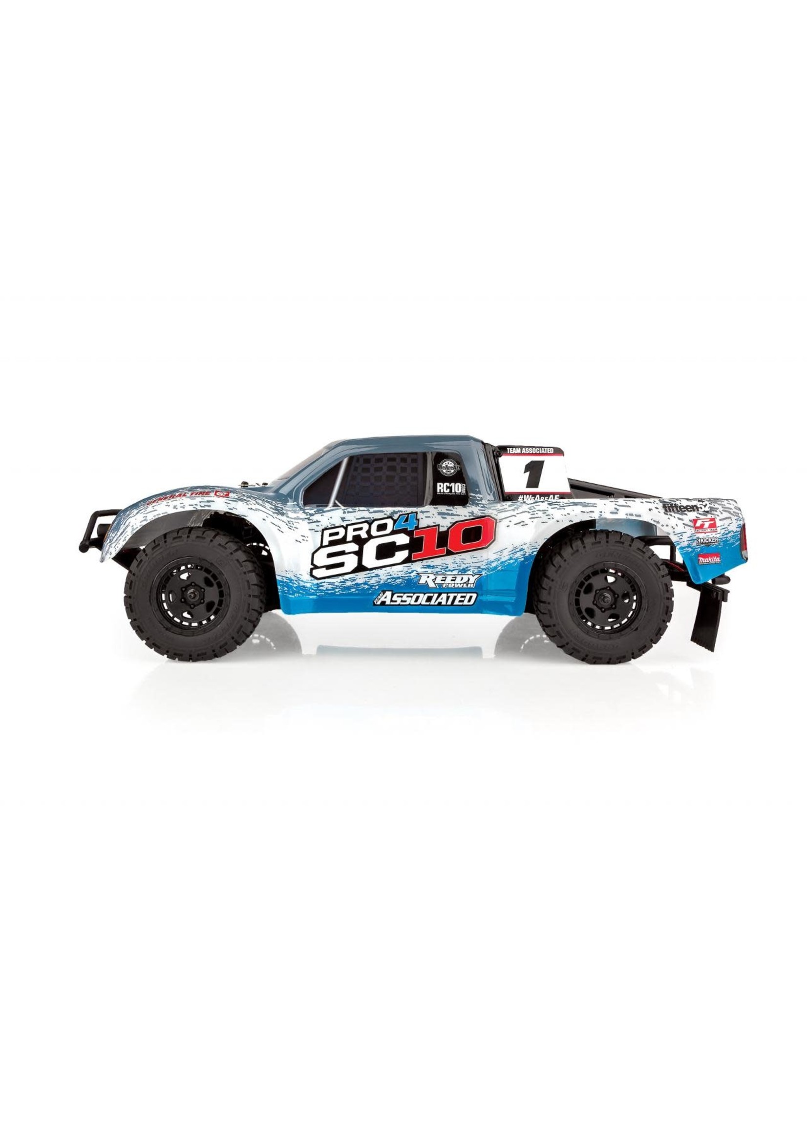 Team Associated ASC20530 Team Associated Pro4 SC10 Off-Road 1/10 4WD Electric Short Course Truck RTR
