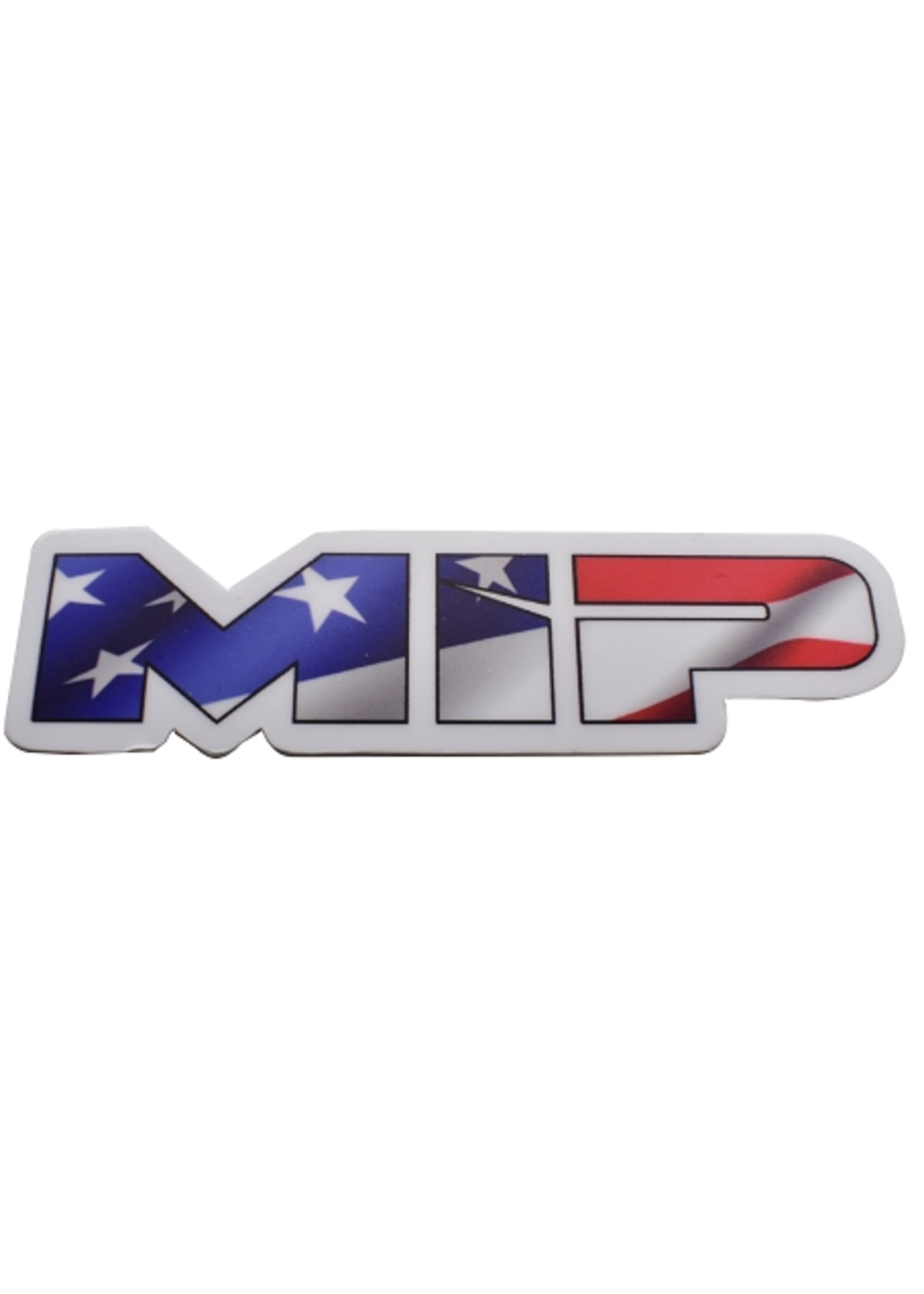 MIP MIP5106  MIP American Flag, Die Cut Vinyl Sticker 3.73" x 1