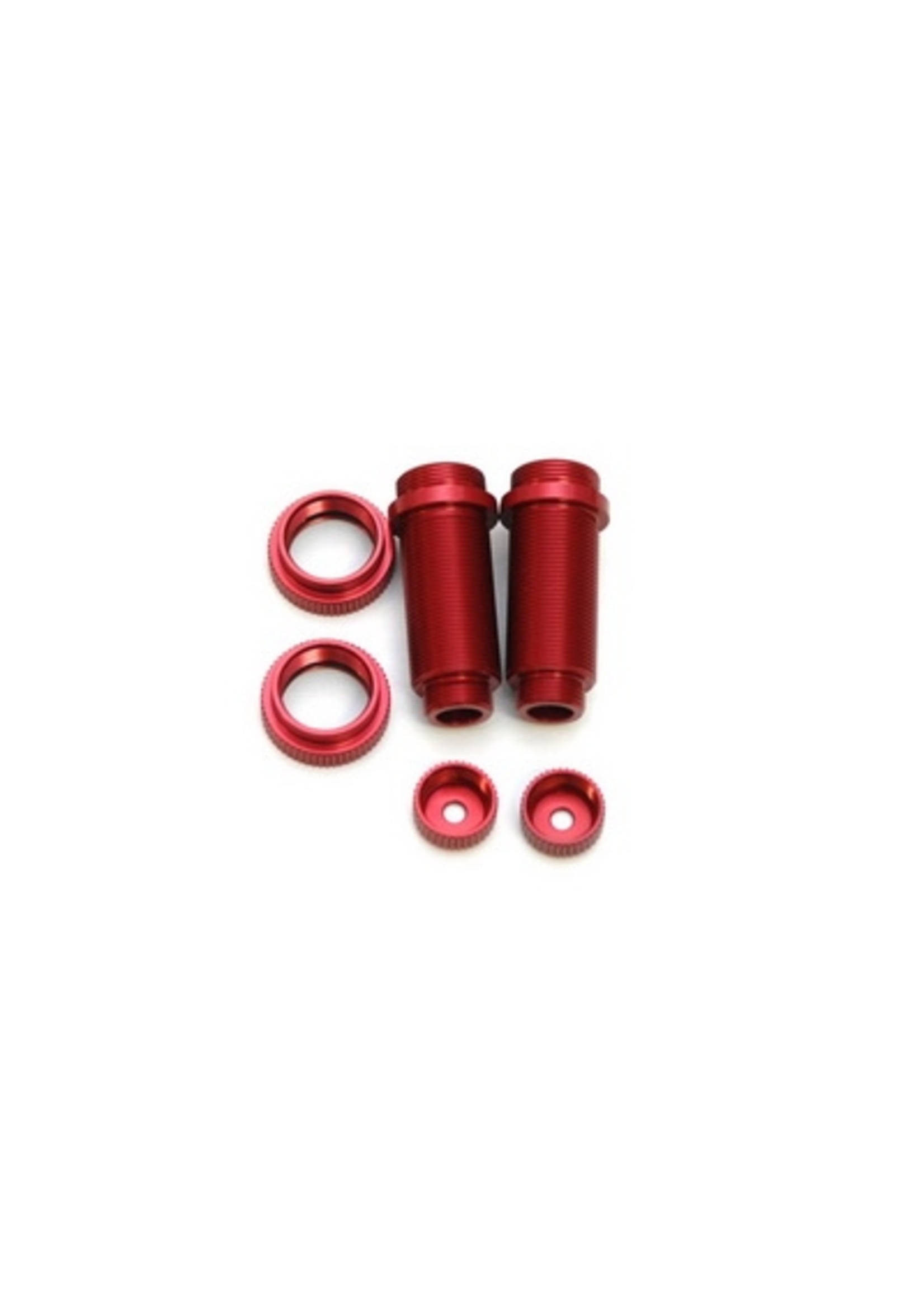 ST Racing Concepts SPTST3765XR ST Racing Concepts Aluminum Threaded Front Shock Body Set (Red) (2) (Slash)